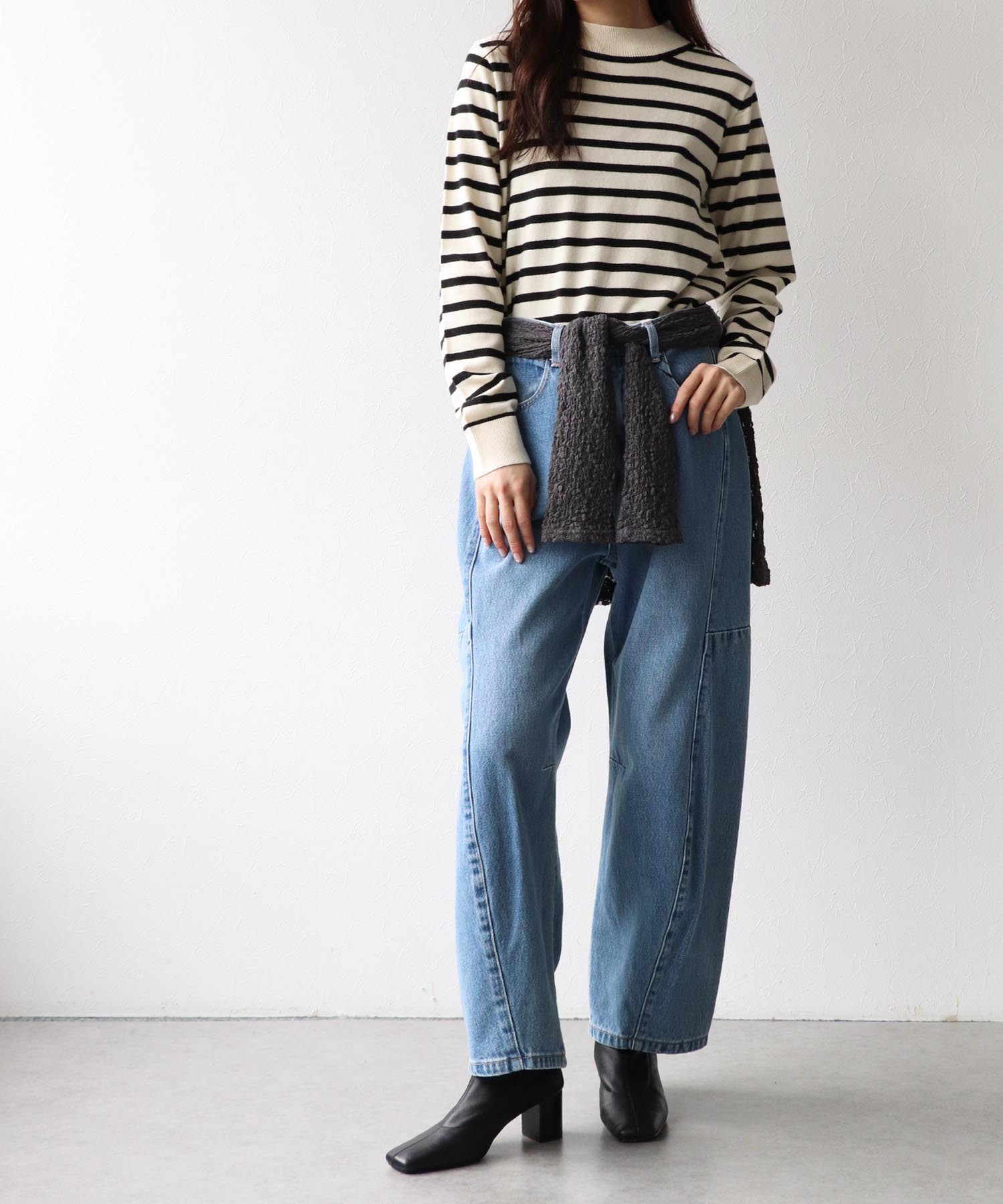 ライン配色ニット | AND ON JIONE STORE（アンドオン）公式オンライン