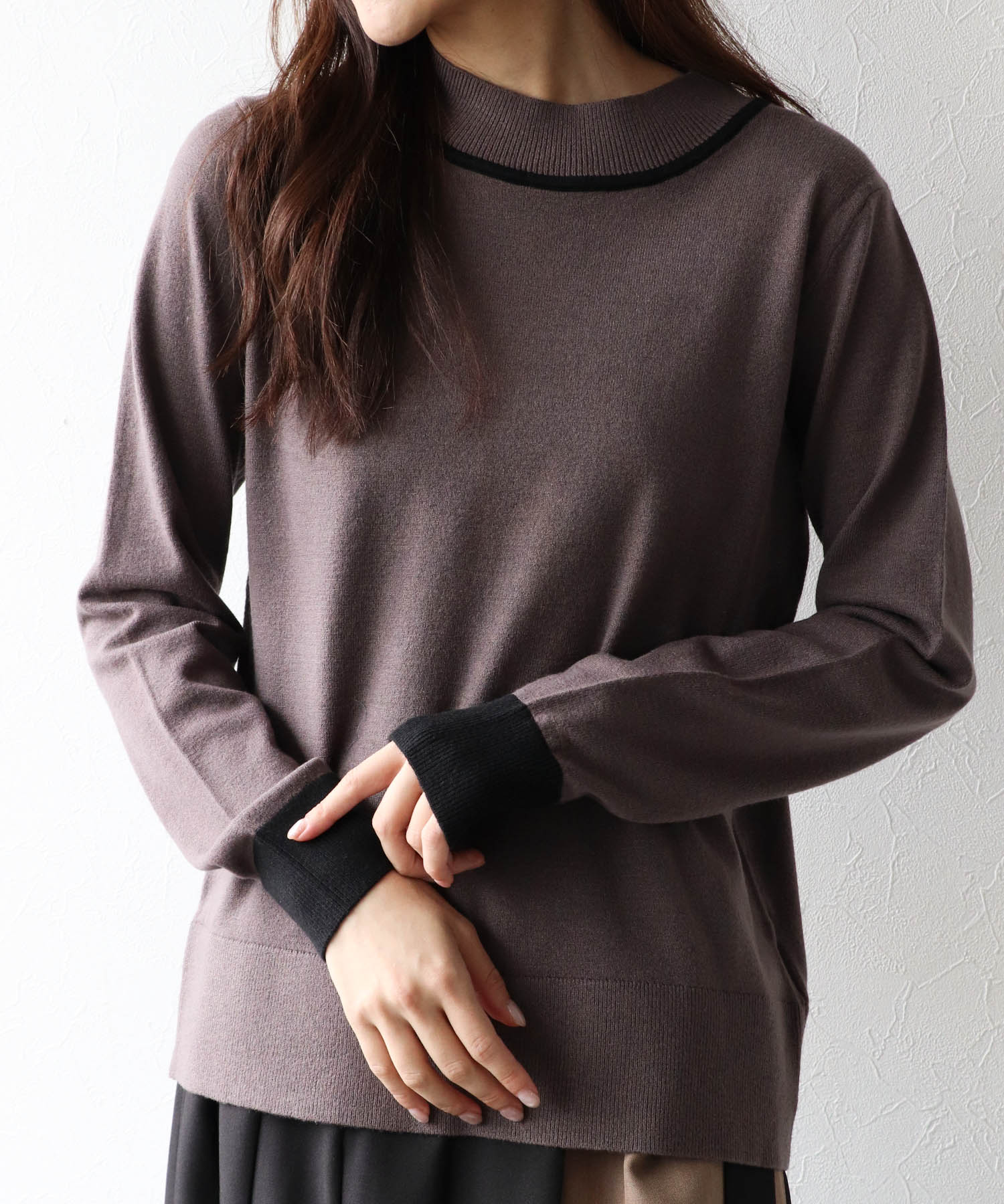 ライン配色ニット | AND ON JIONE STORE（アンドオン）公式オンライン