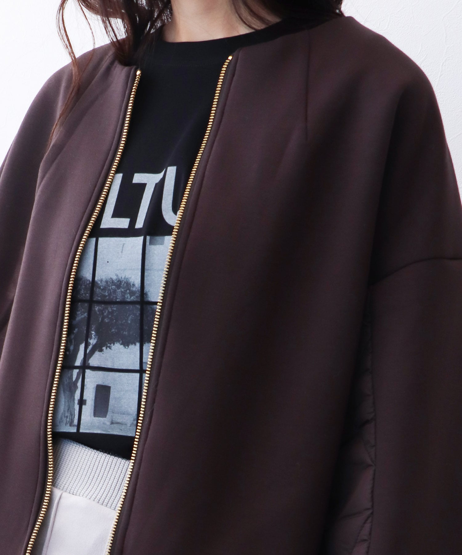 ダンボール×キルティングジャケット