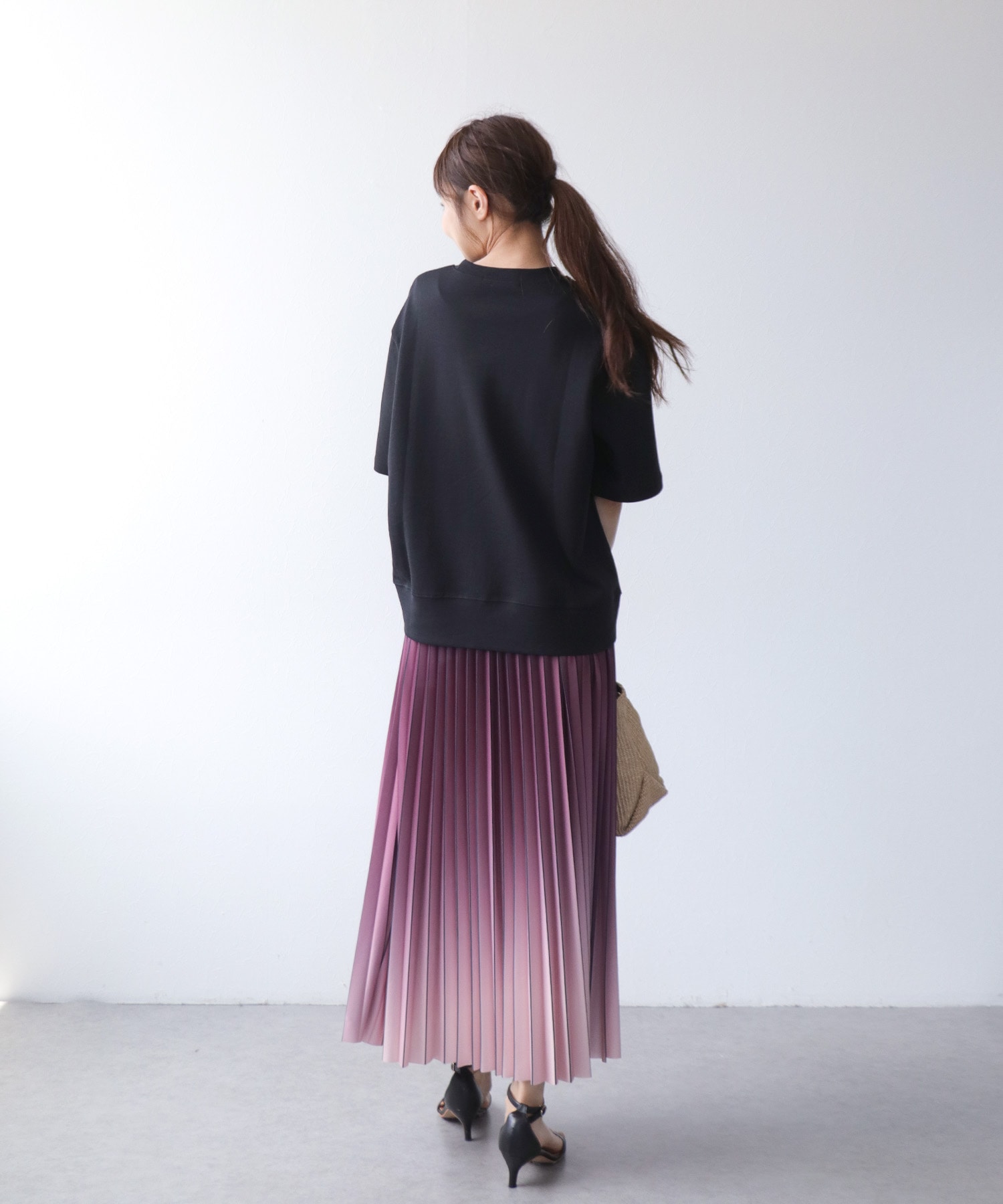 ニットプリーツスカート