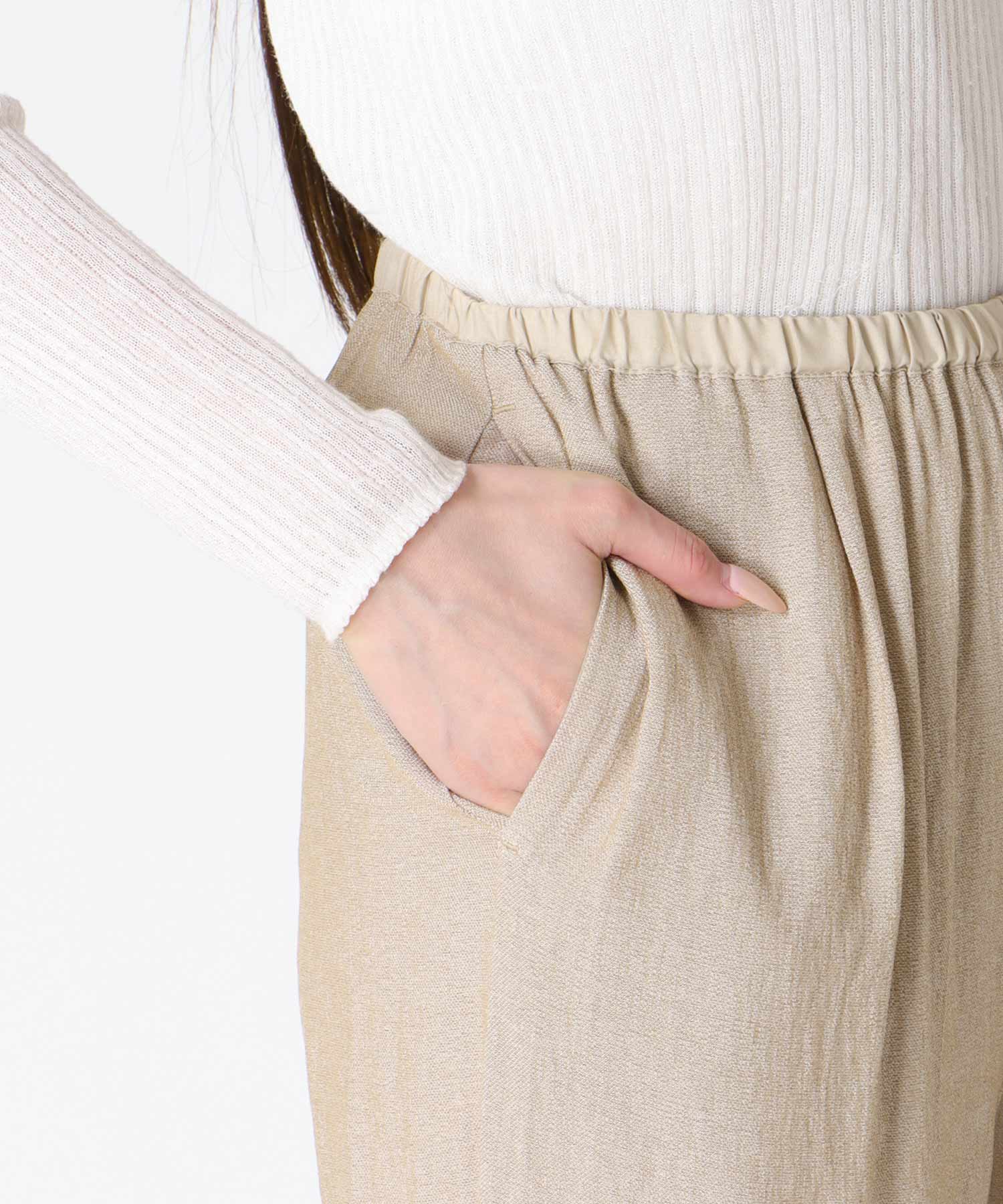 スカーフ付ワイドパンツ