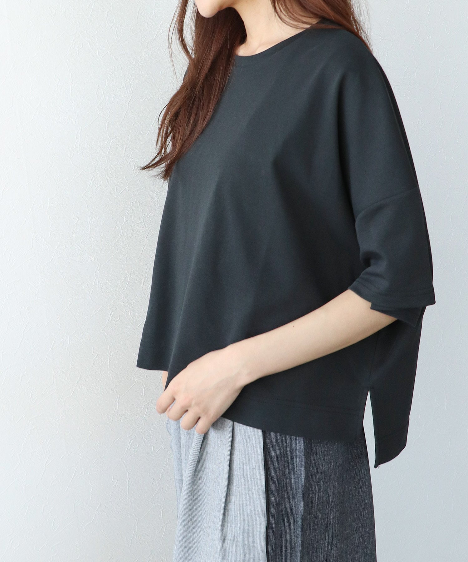 配色ロゴ刺繍Ｔシャツ