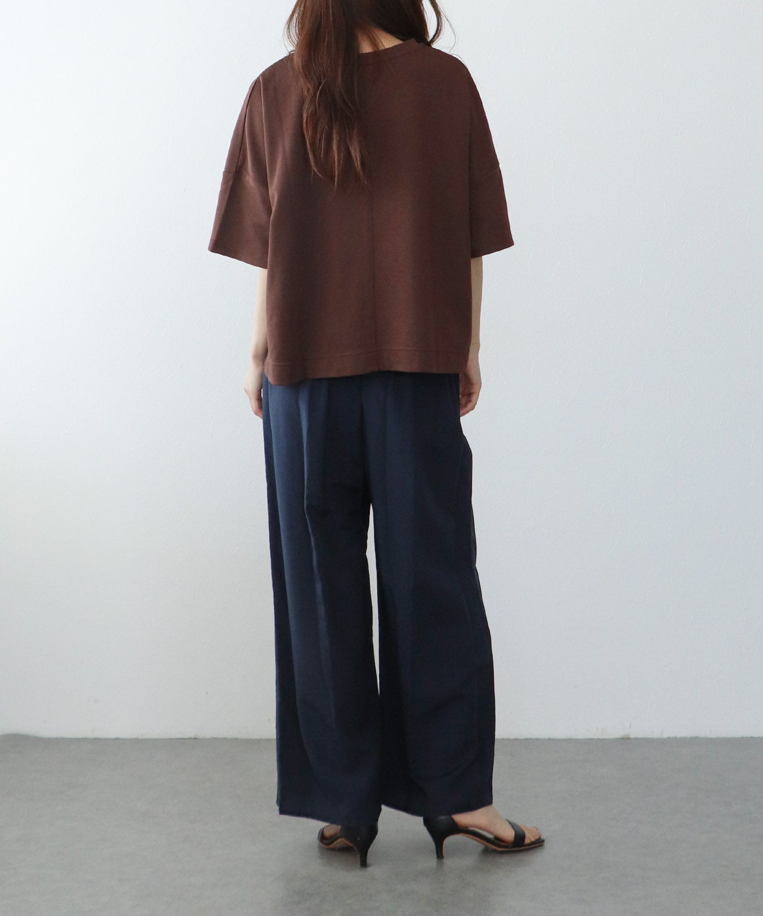 配色ロゴ刺繍Ｔシャツ