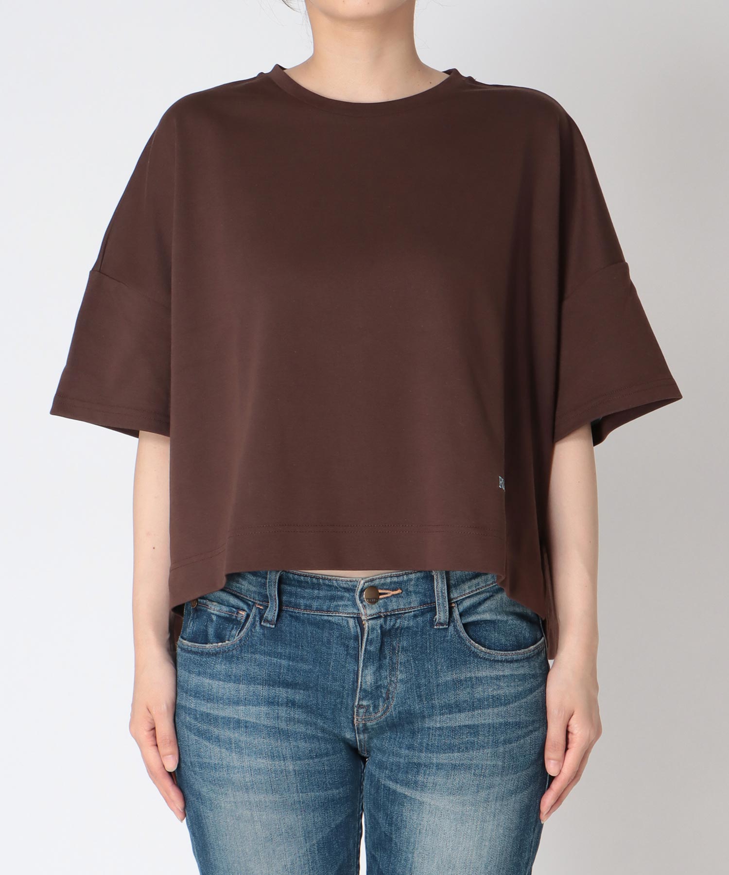 配色ロゴ刺繍Ｔシャツ