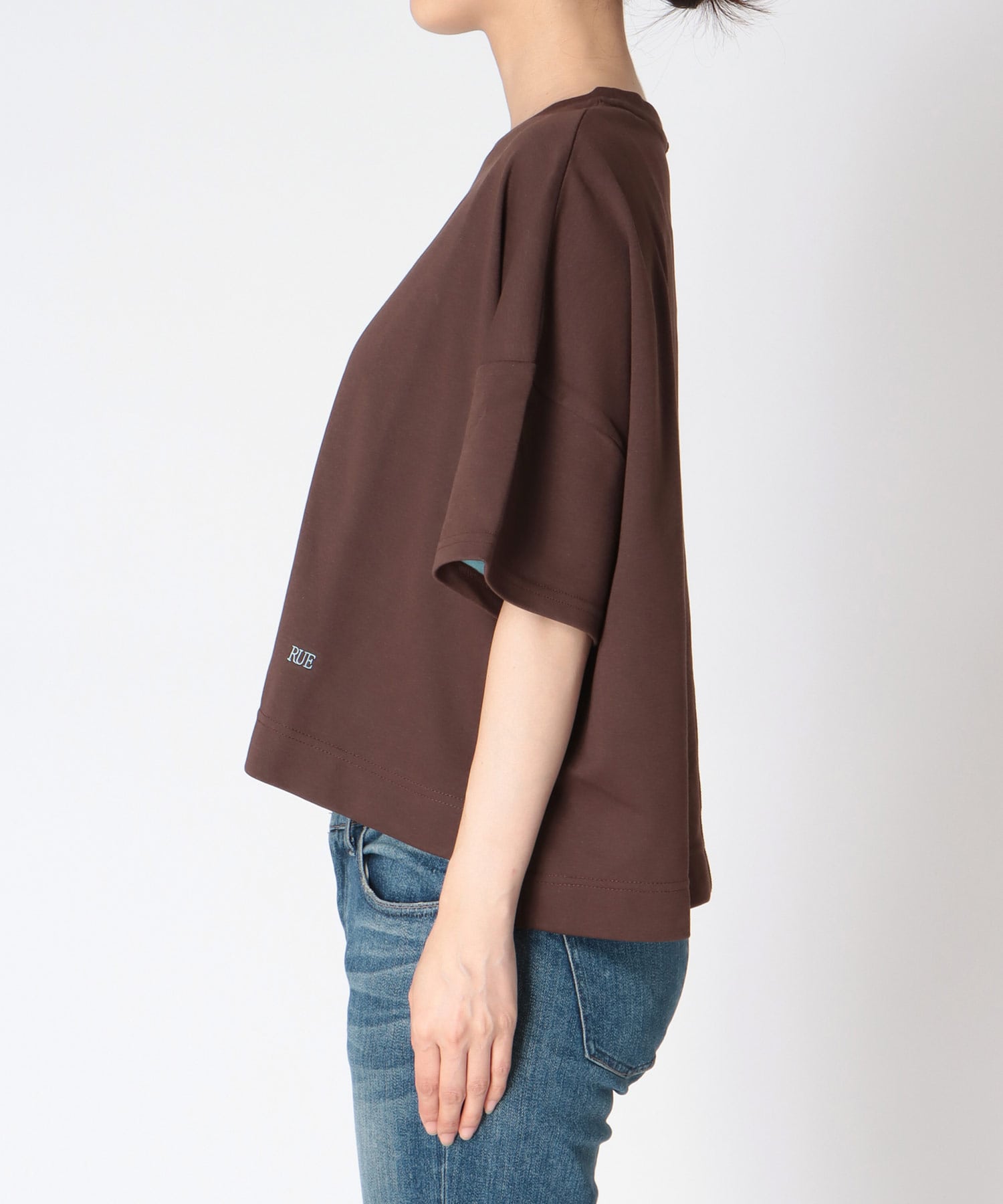 配色ロゴ刺繍Ｔシャツ