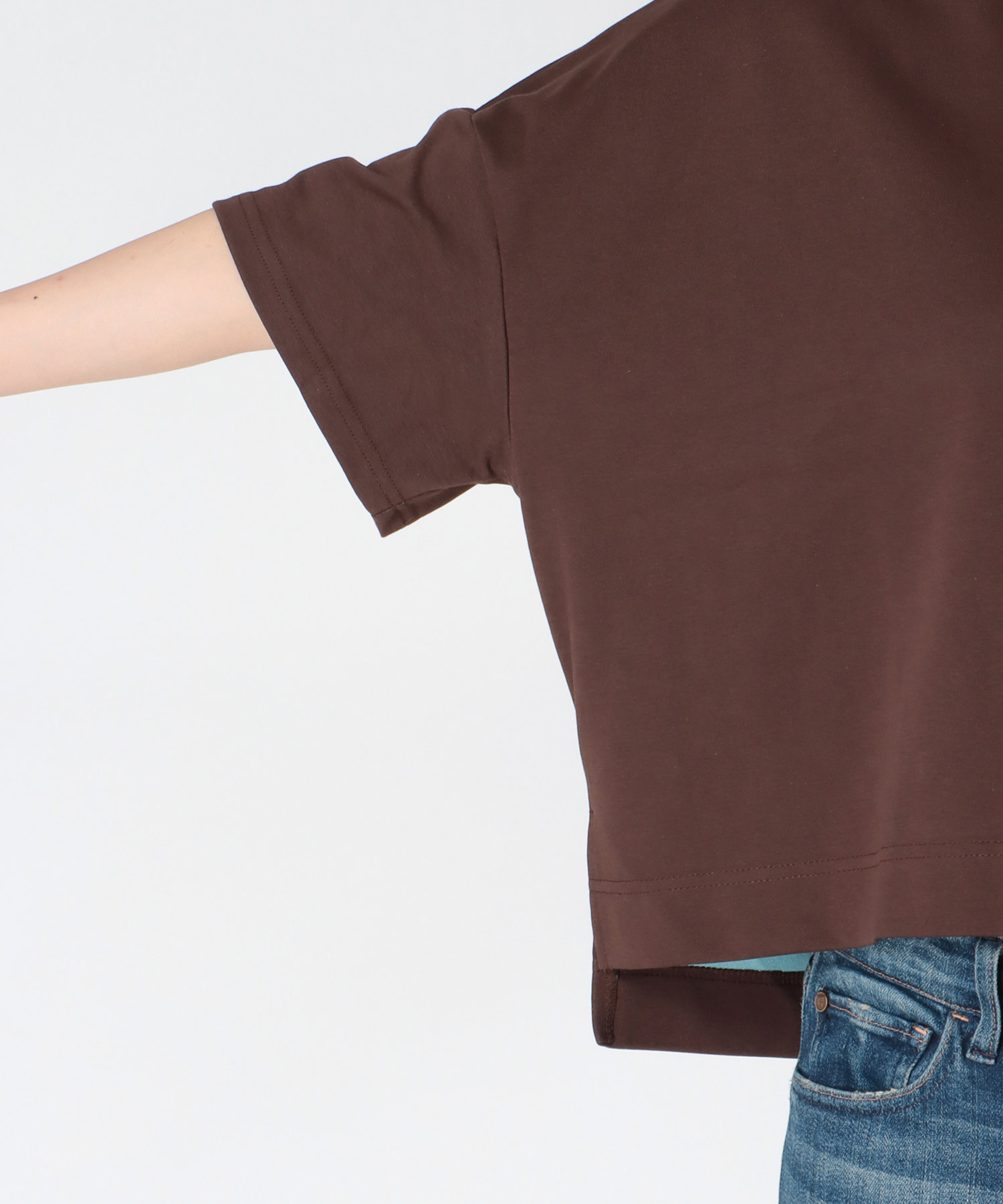配色ロゴ刺繍Ｔシャツ