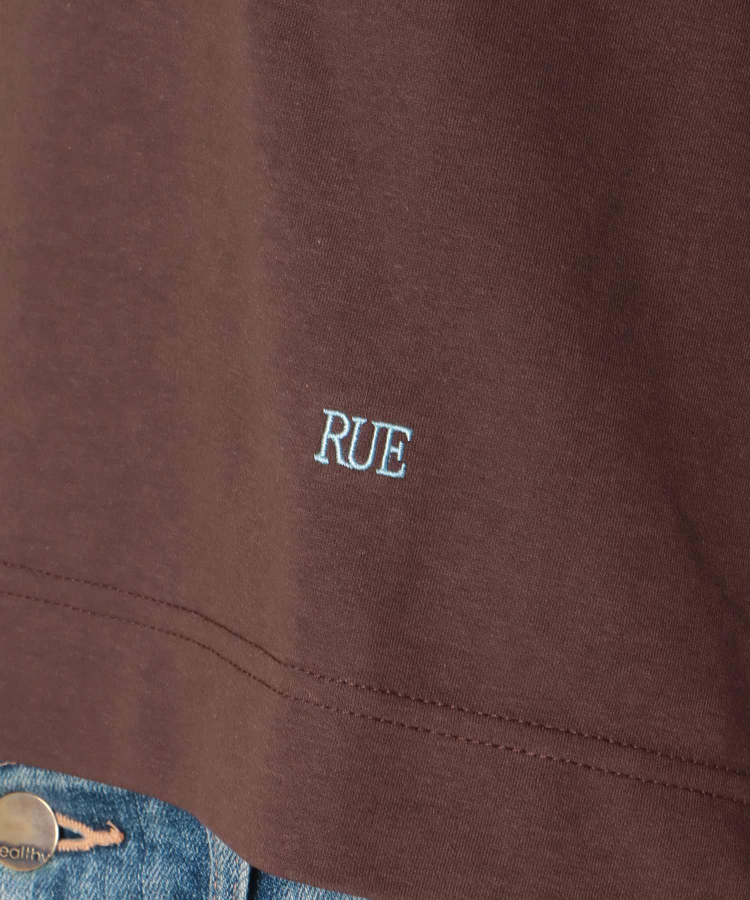 配色ロゴ刺繍Ｔシャツ