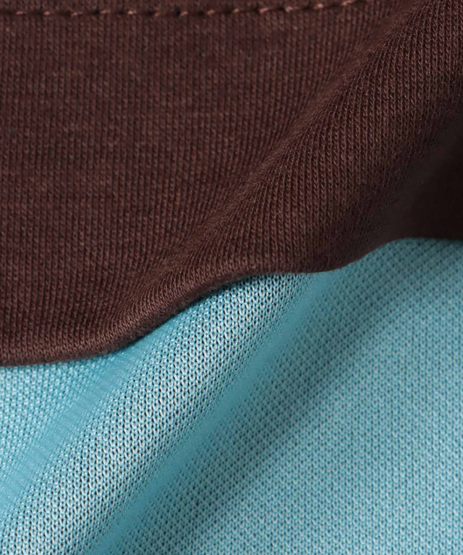 配色ロゴ刺繍Ｔシャツ