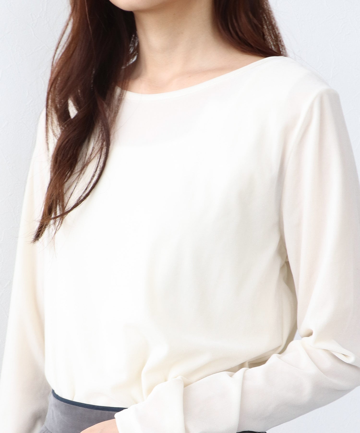 シアーベロアロングＴシャツ