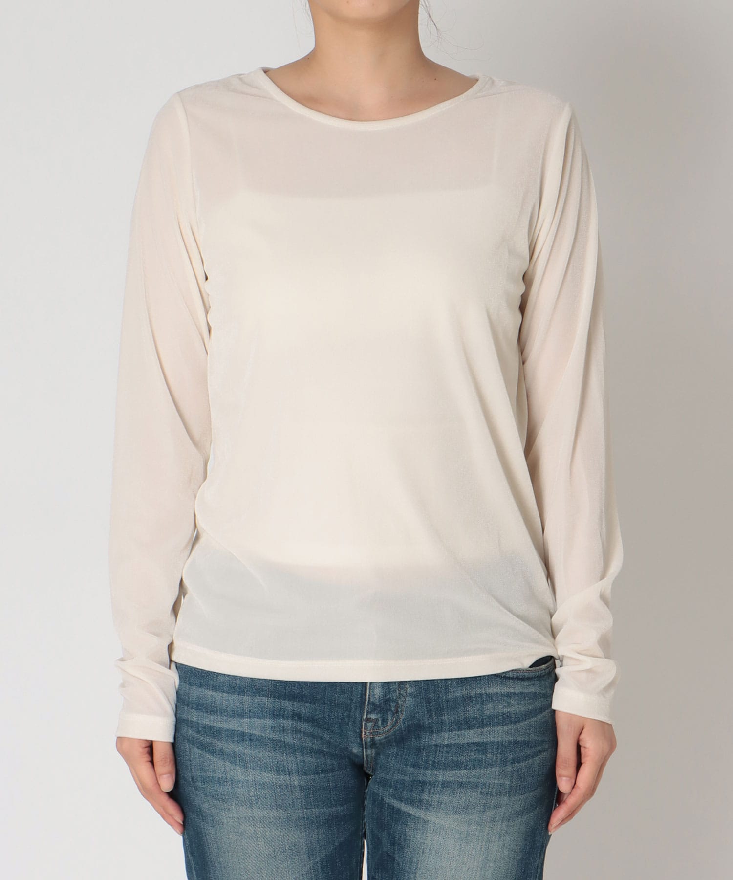 シアーベロアロングＴシャツ