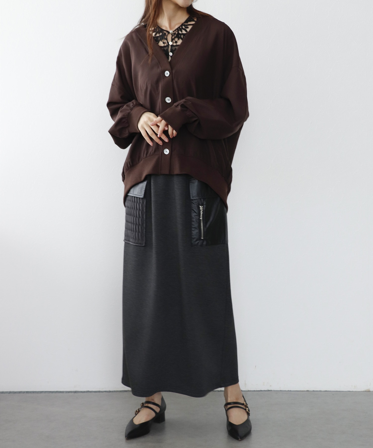 バックロゴシアーブルゾン