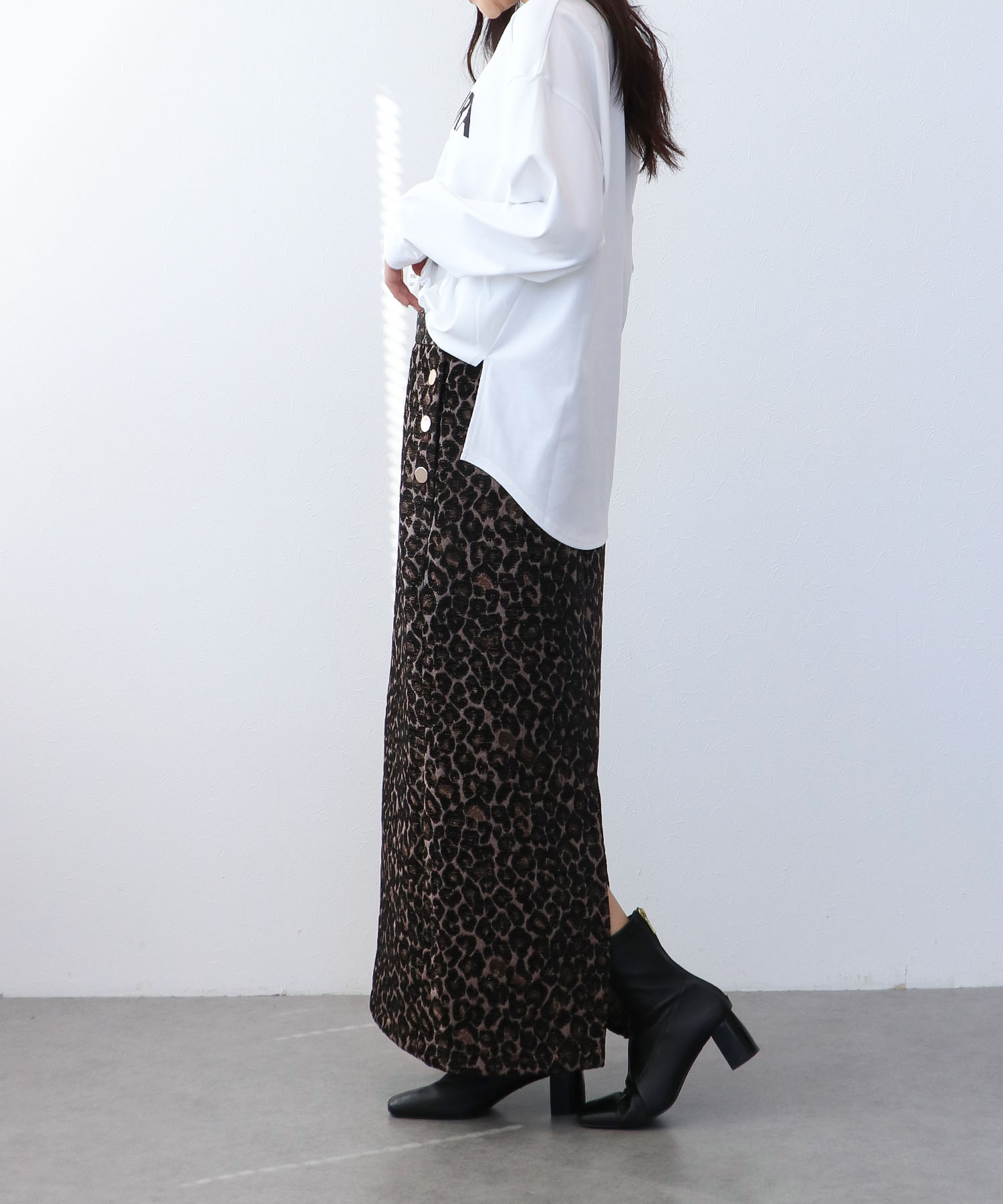 フォトプリント長袖Ｔシャツ