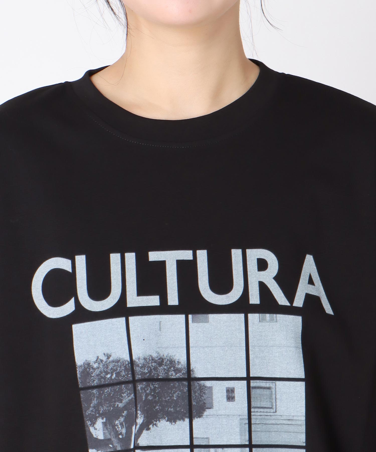 フォトプリント長袖Ｔシャツ