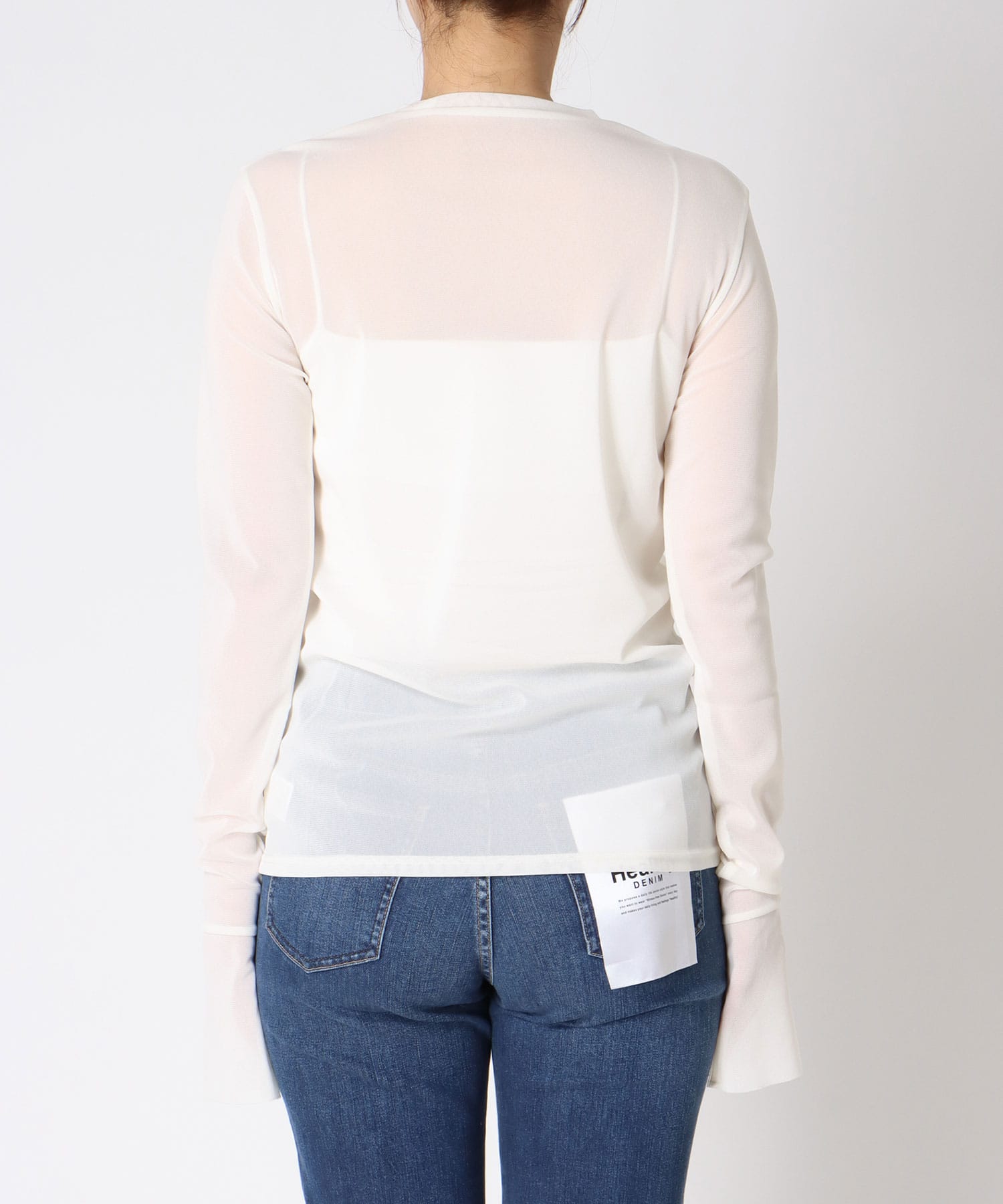 クルーネックロングＴシャツ