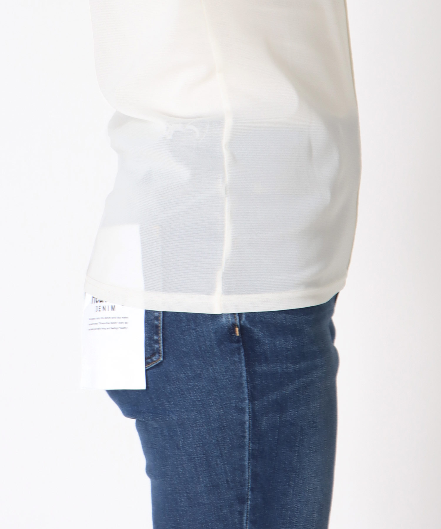 クルーネックロングＴシャツ