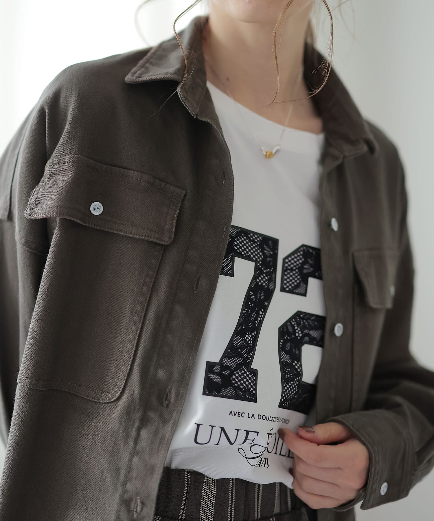 Almond オーバーシャツ【ヘルシーデニム/HealthyDenim】