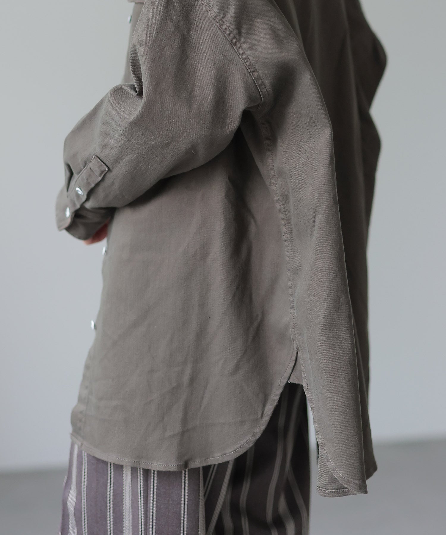 Almond オーバーシャツ【ヘルシーデニム/HealthyDenim】