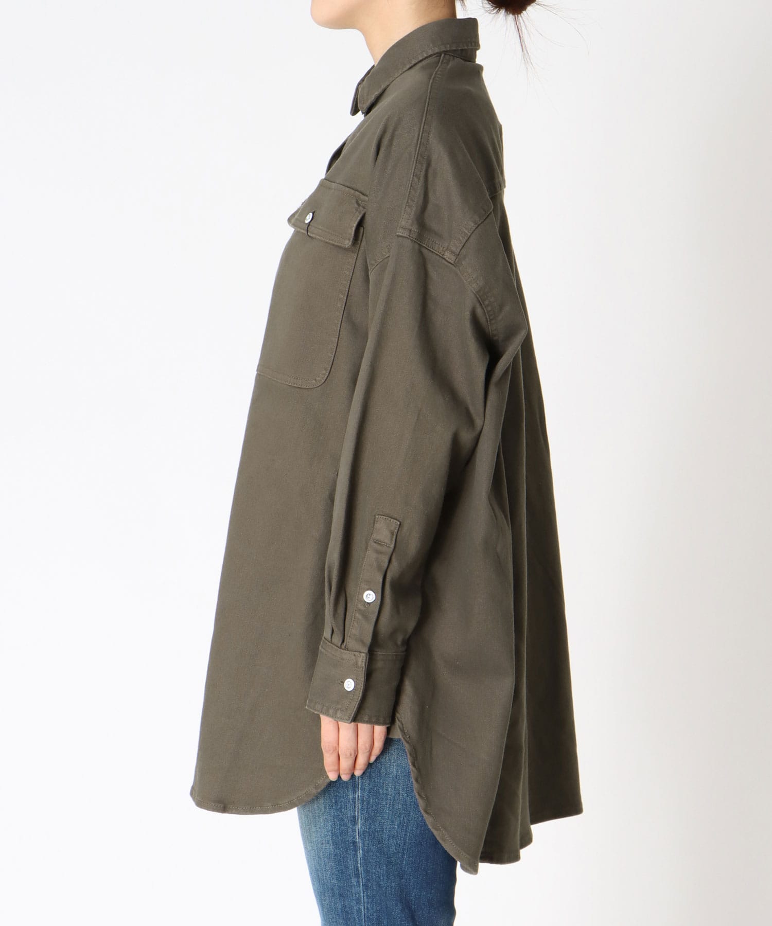 Almond オーバーシャツ【ヘルシーデニム/HealthyDenim】