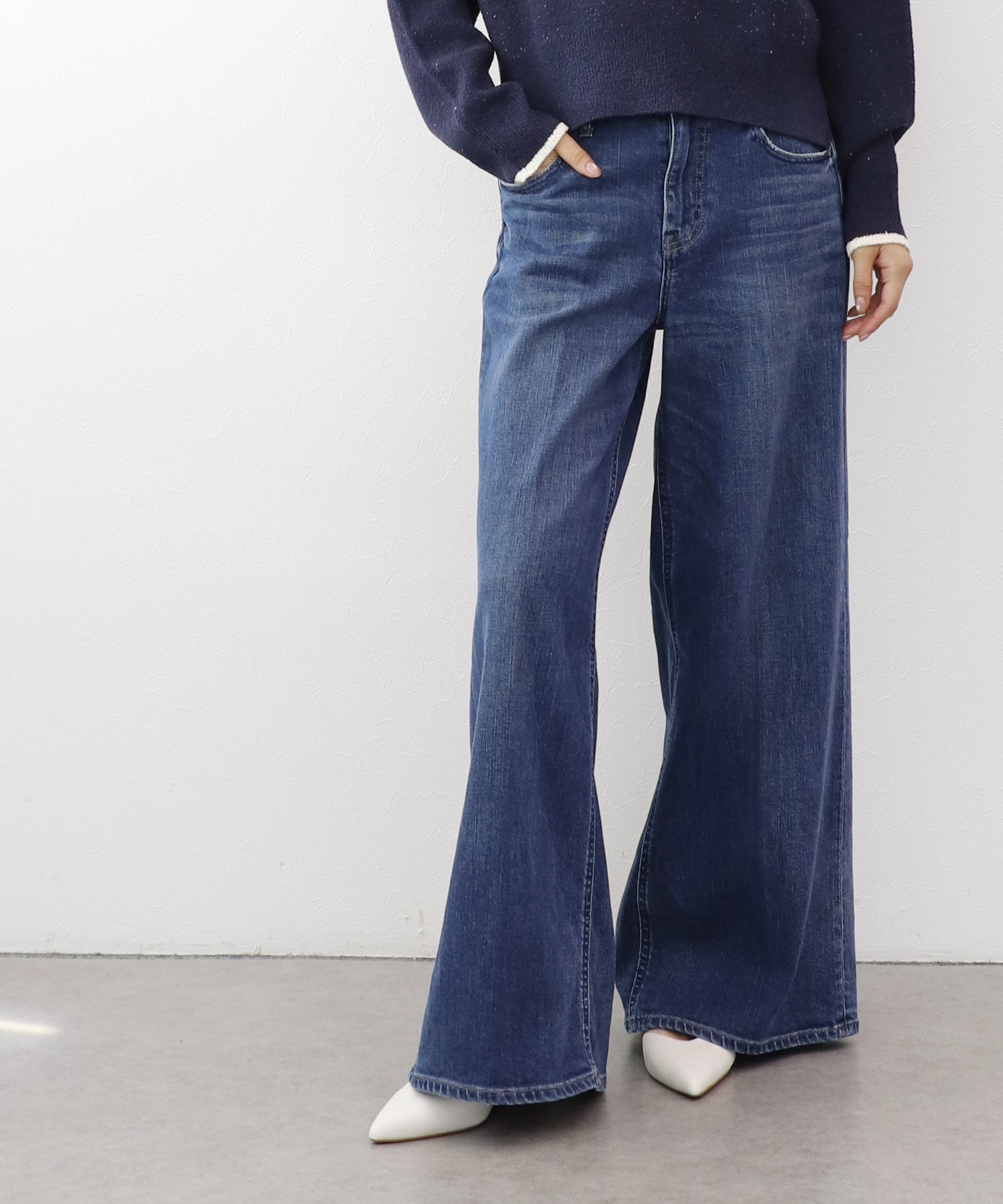 Wild Ginger Midrise ワイドパンツ【ヘルシーデニム/HealthyDenim