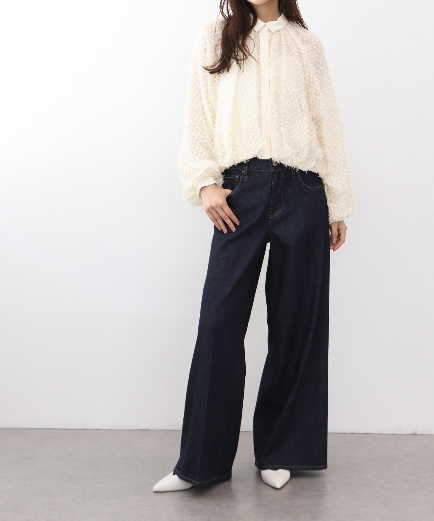 Wild Ginger Midrise ワイドパンツ【ヘルシーデニム/HealthyDenim