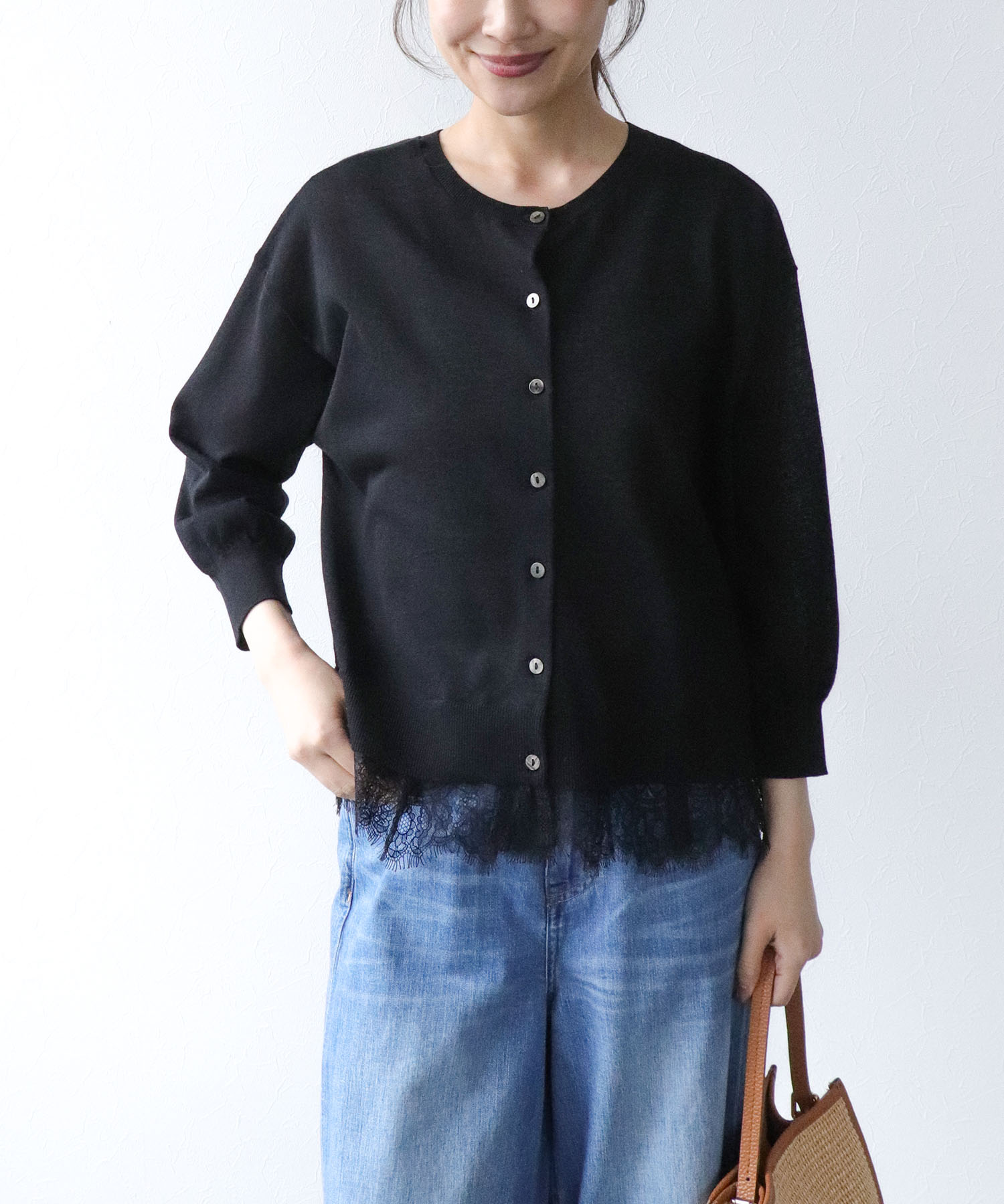ヘムレース2wayカーディガン