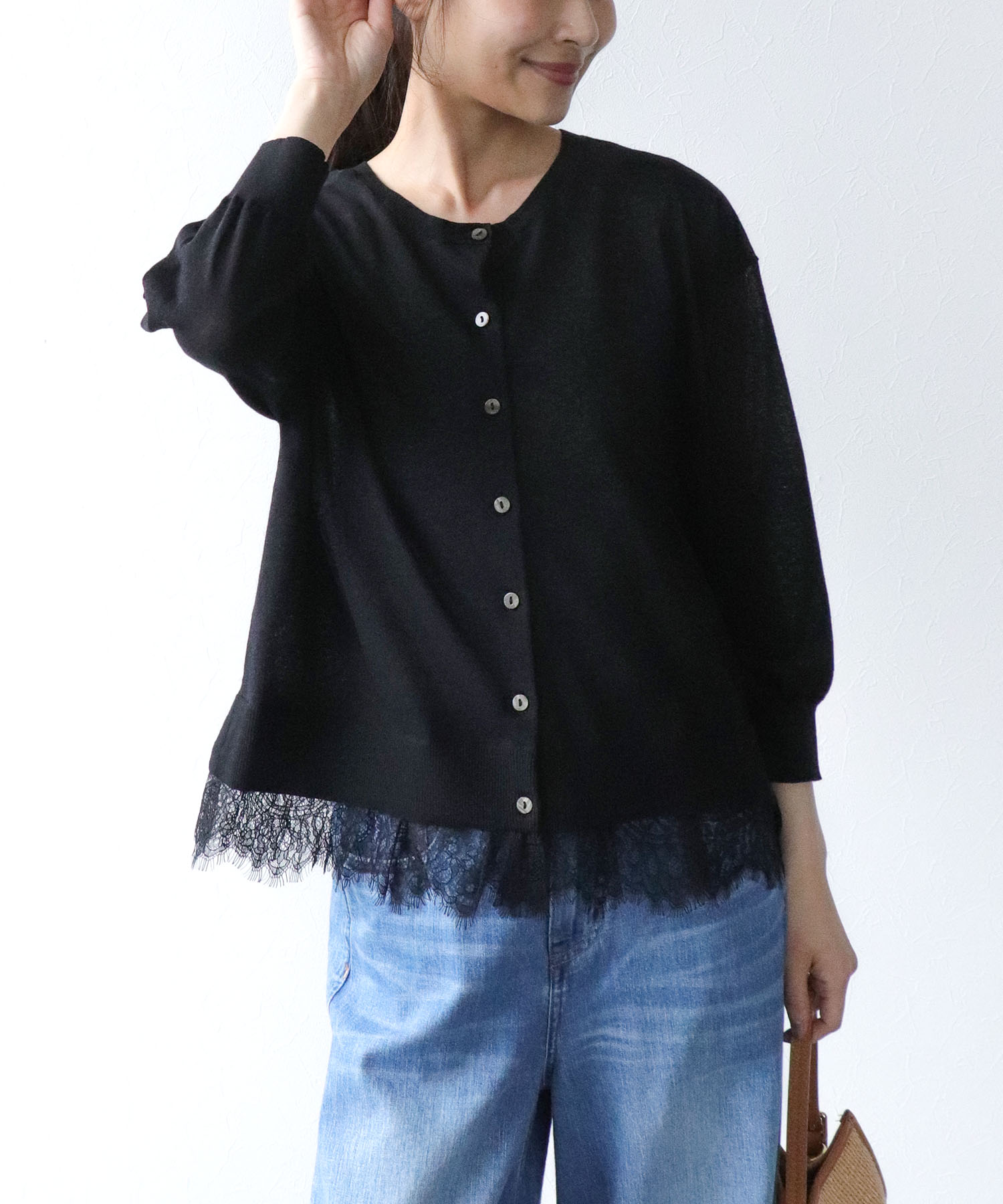 ヘムレース2wayカーディガン