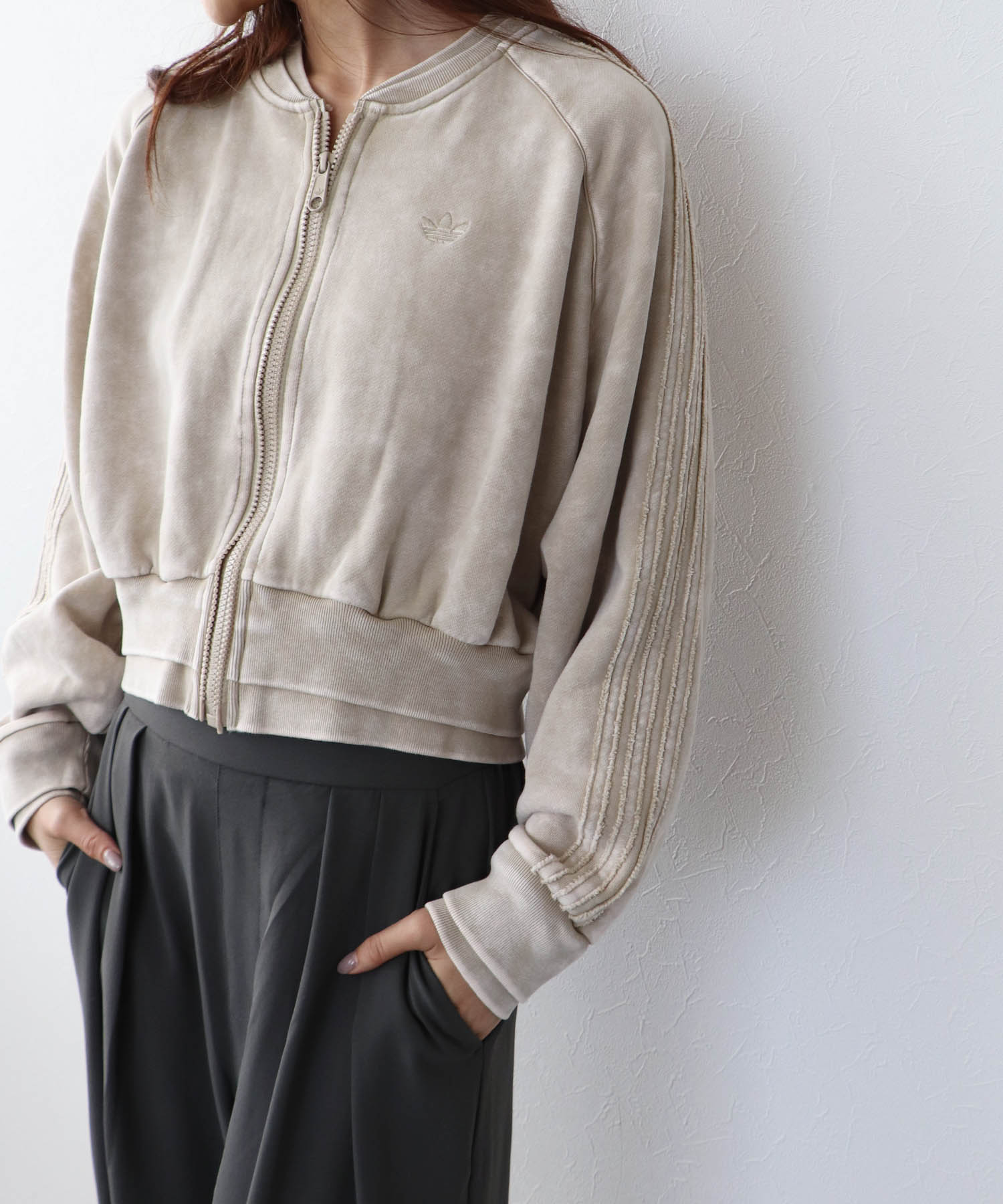 ダブルレイヤードトラックトップス【adidas Originals/アディダス オリジナルス】