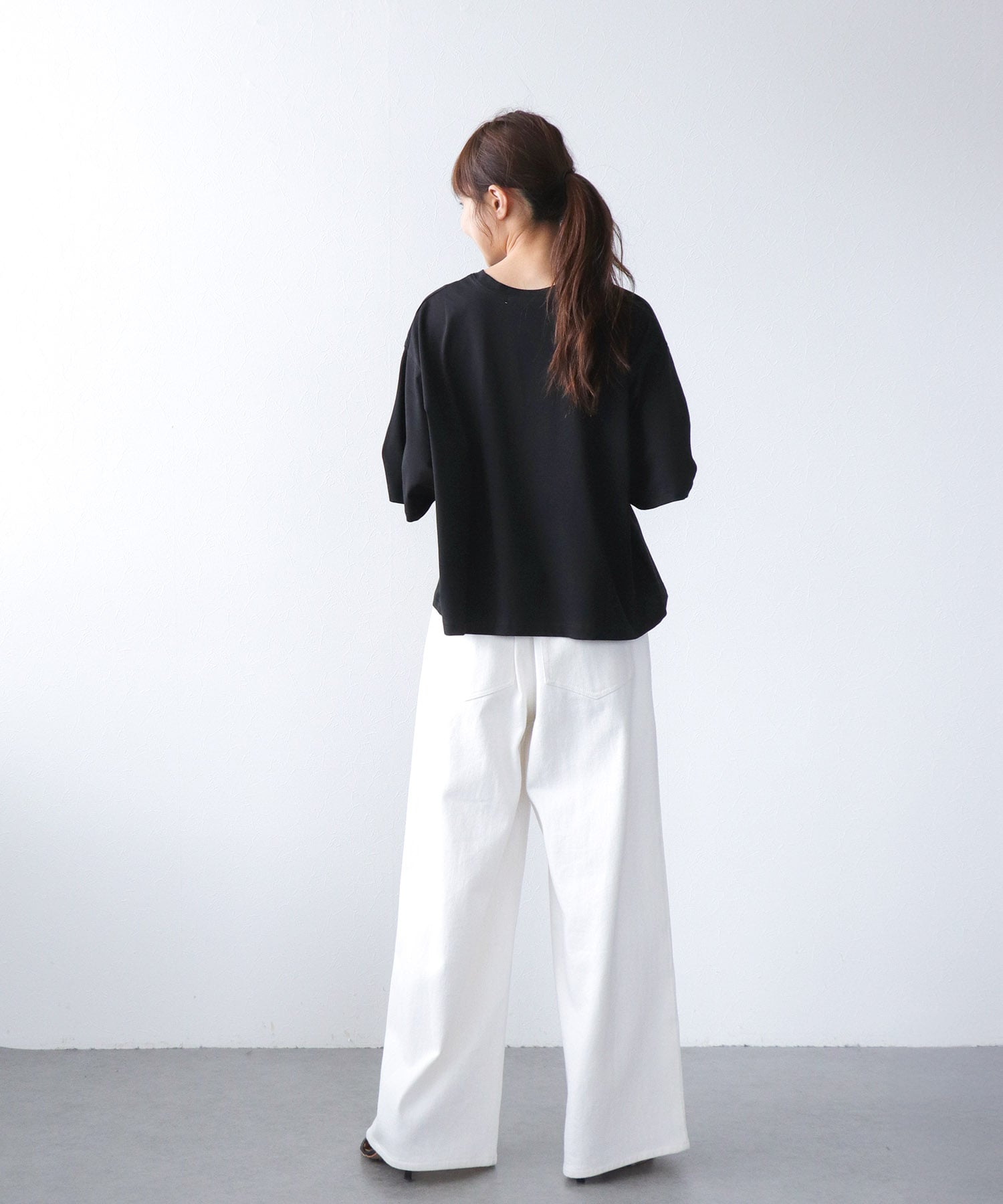 【TRANOI】ワイドTシャツ