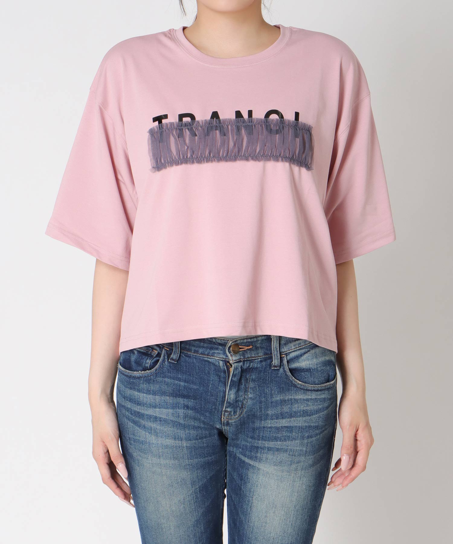 【TRANOI】ワイドTシャツ