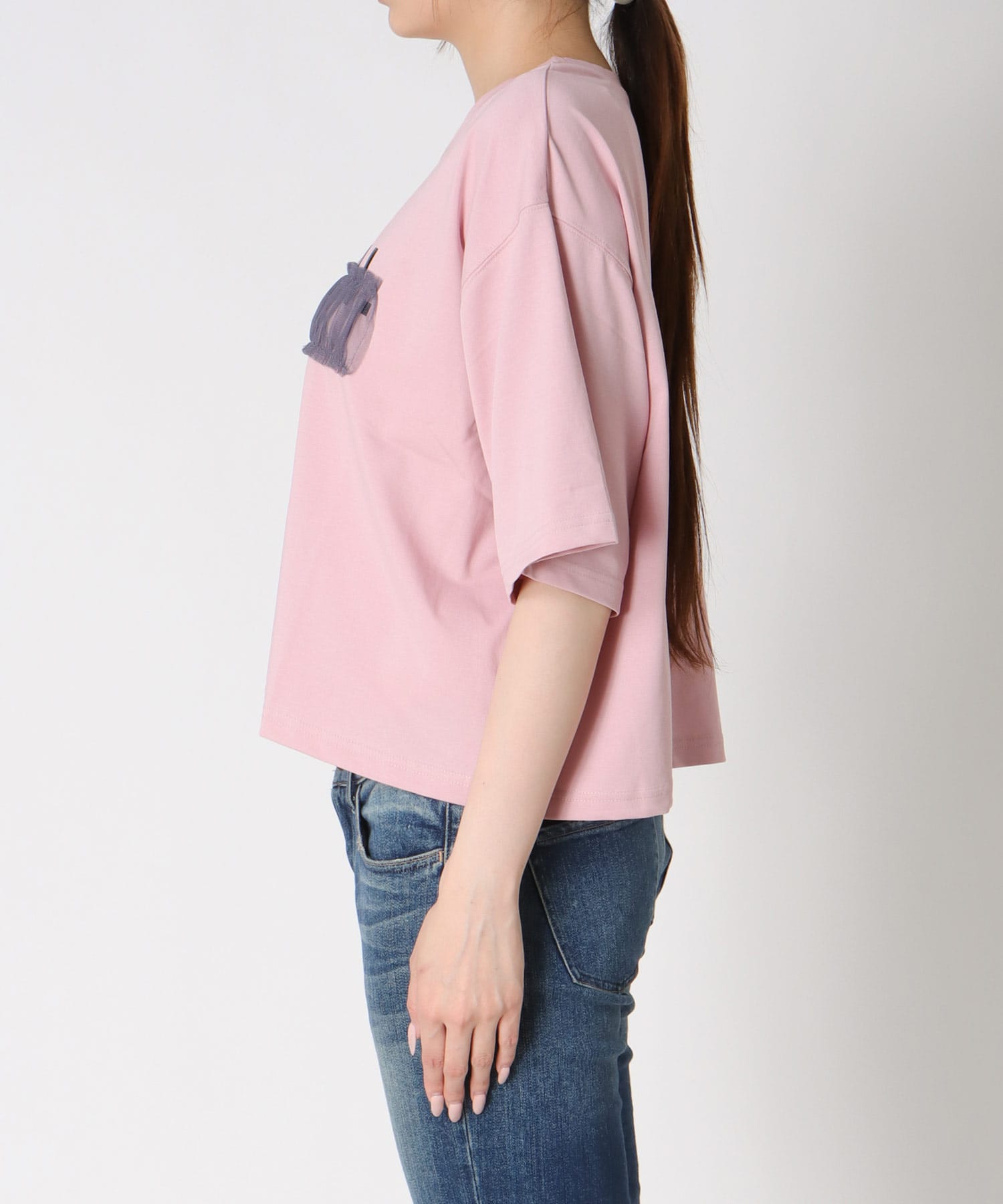 【TRANOI】ワイドTシャツ