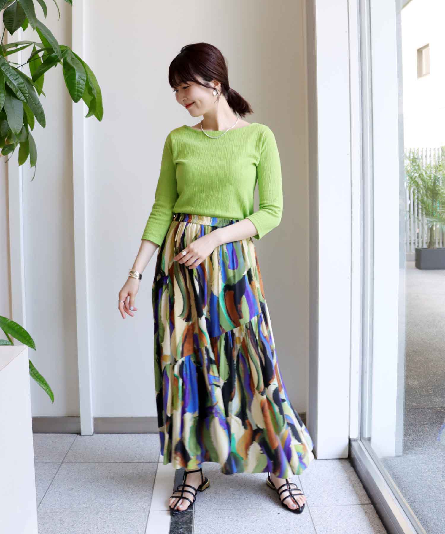 アイレットラッセル ベーシックカットソー