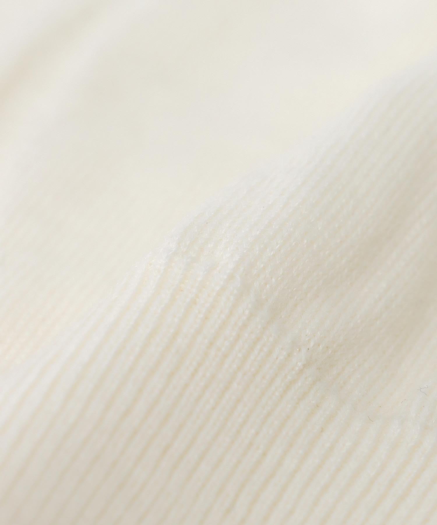 エクストラファインウール　フリルデザインニット