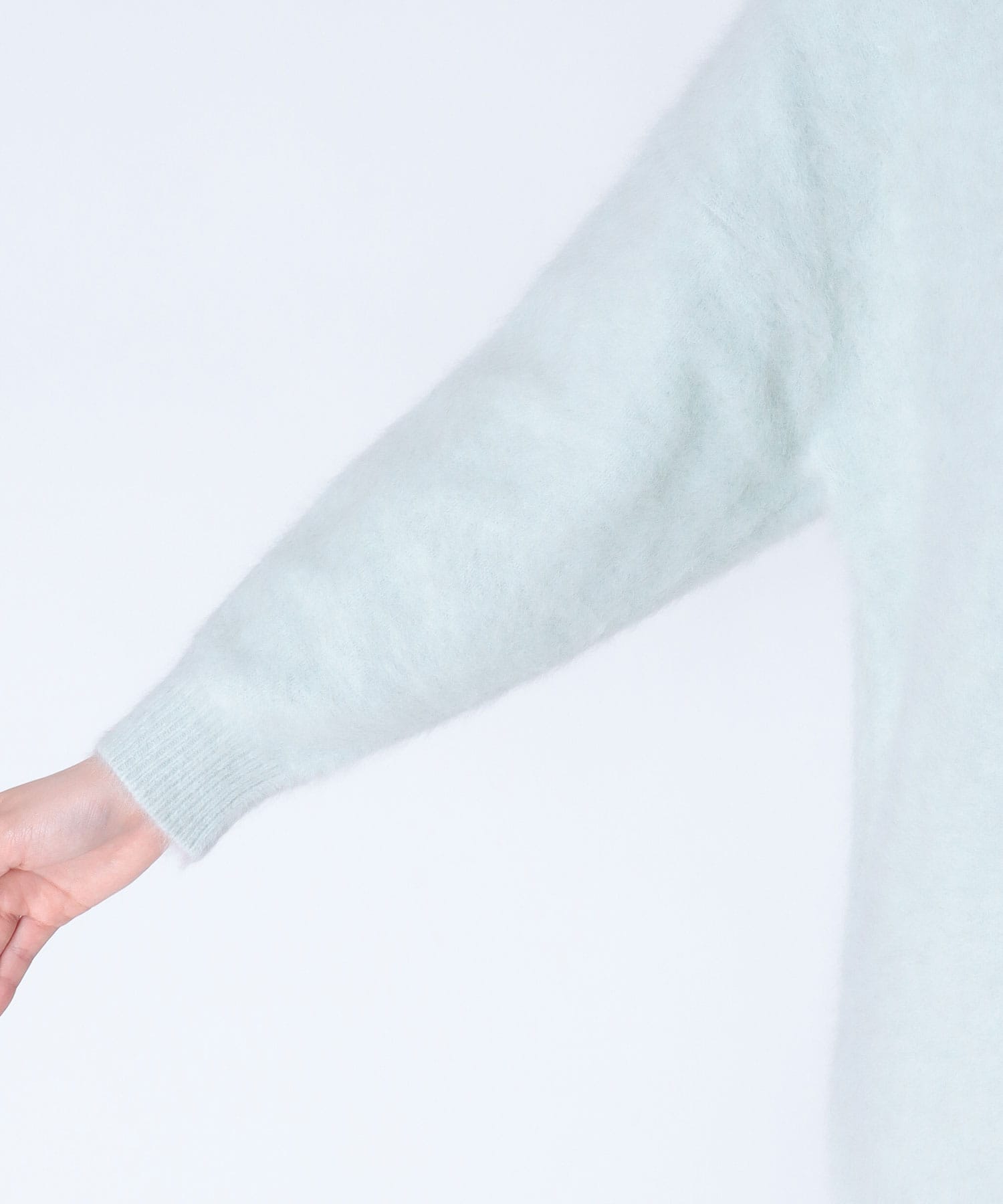 フォックスカシミヤ 前後2wayルーズカーデニット