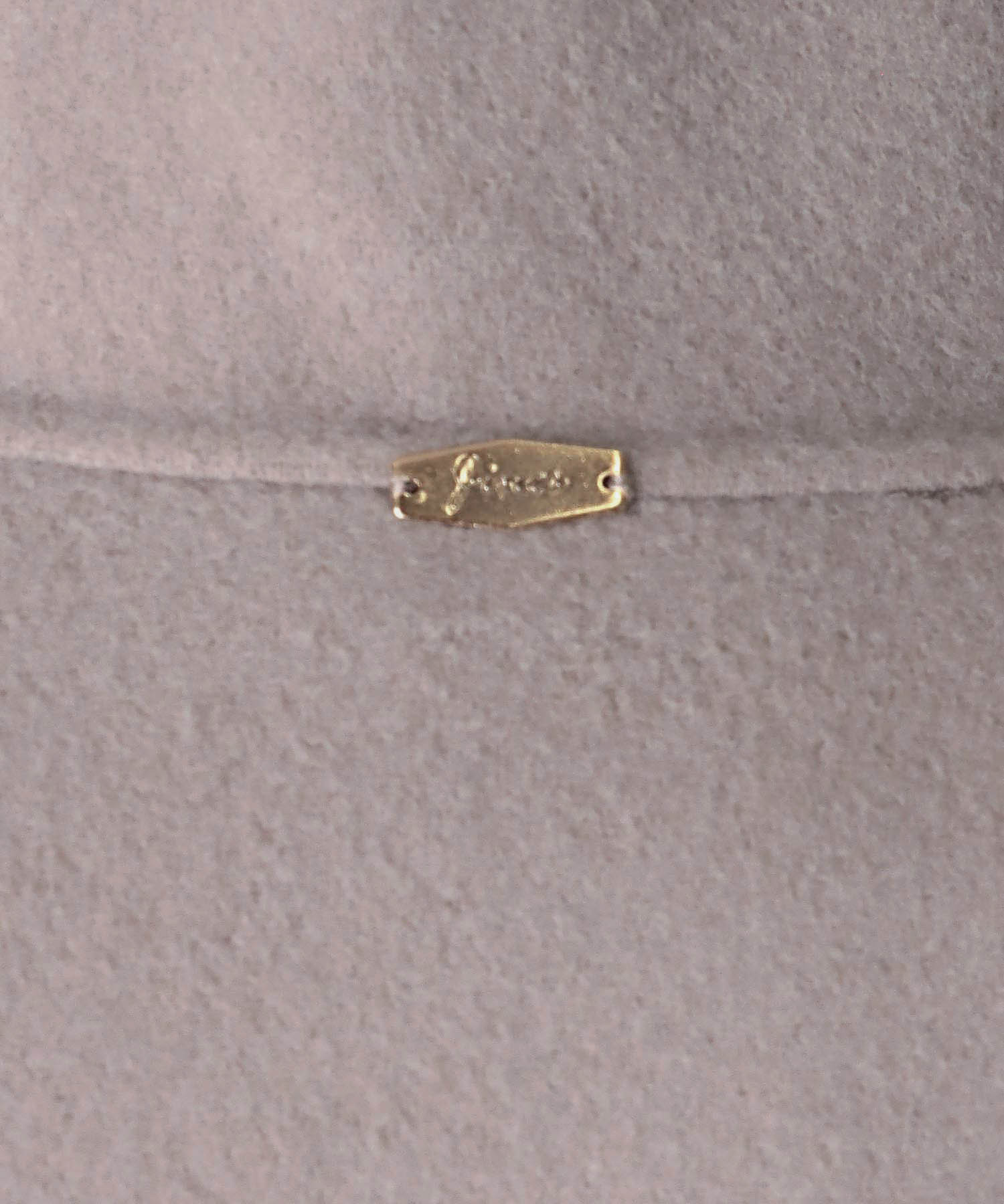 シャルム加工ウールリバースタンドネックコート