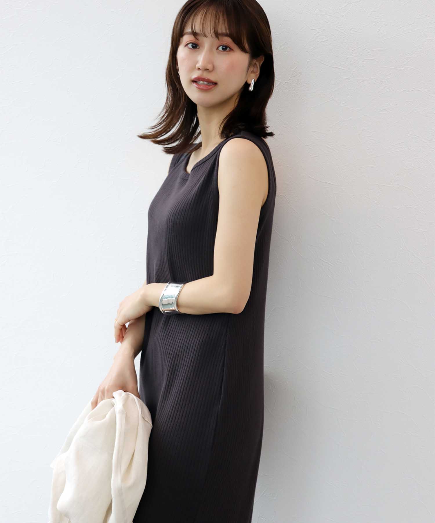 セール】 【SLOW/一部店舗限定】ニットトータル スリーブレス