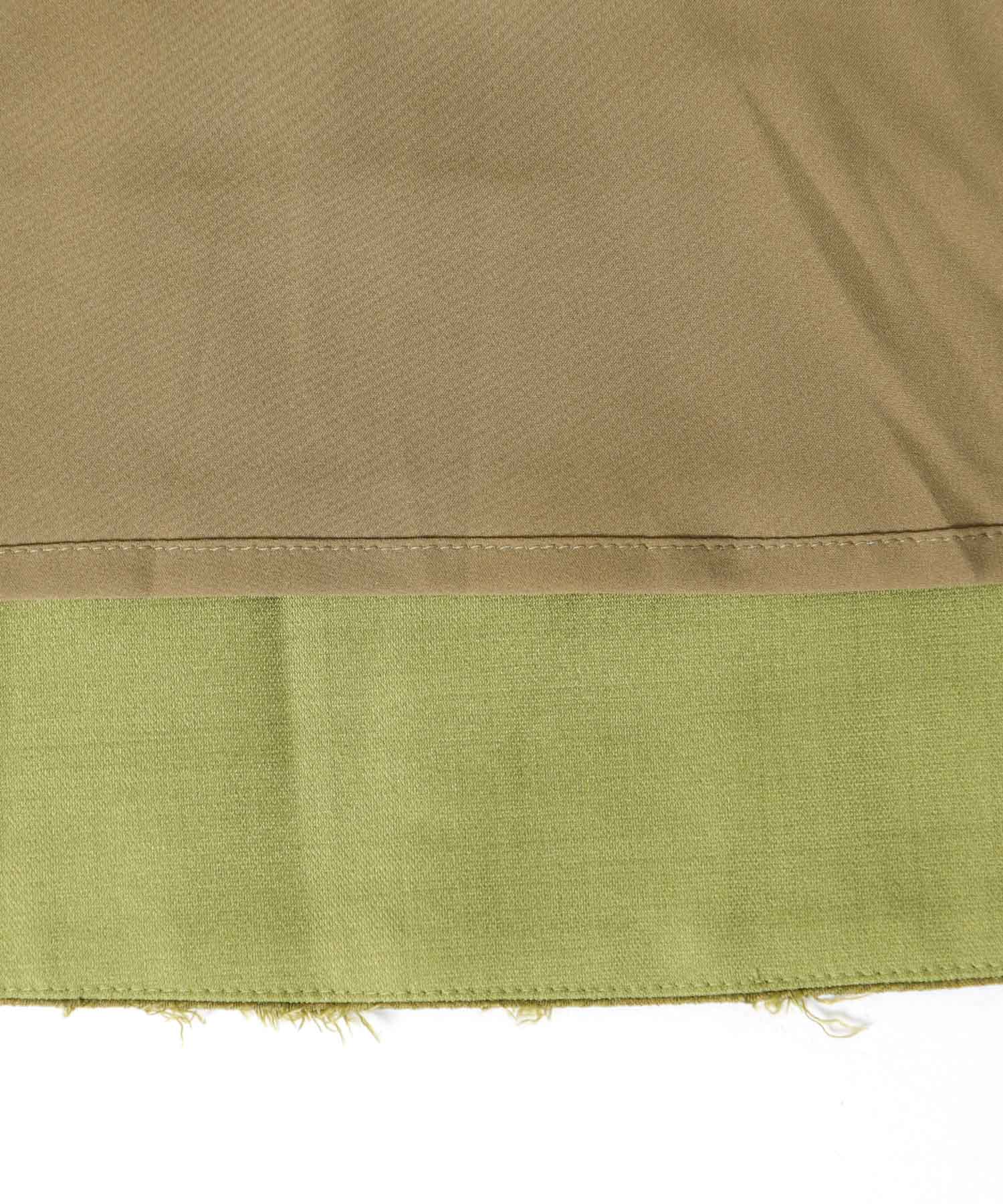 フリンジジャカード ギャザーフレアースカート