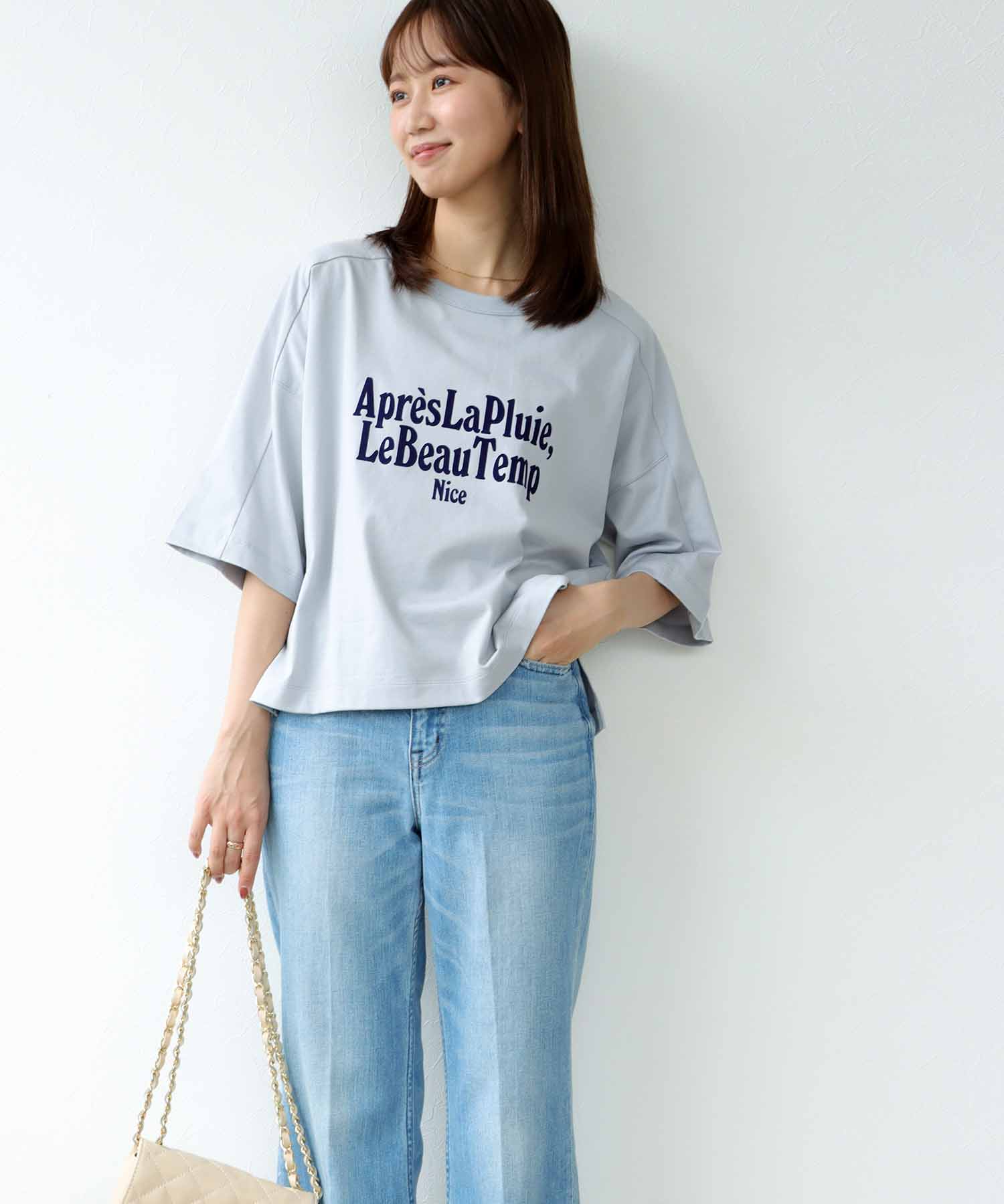 フロッキーロゴ半袖Tシャツ