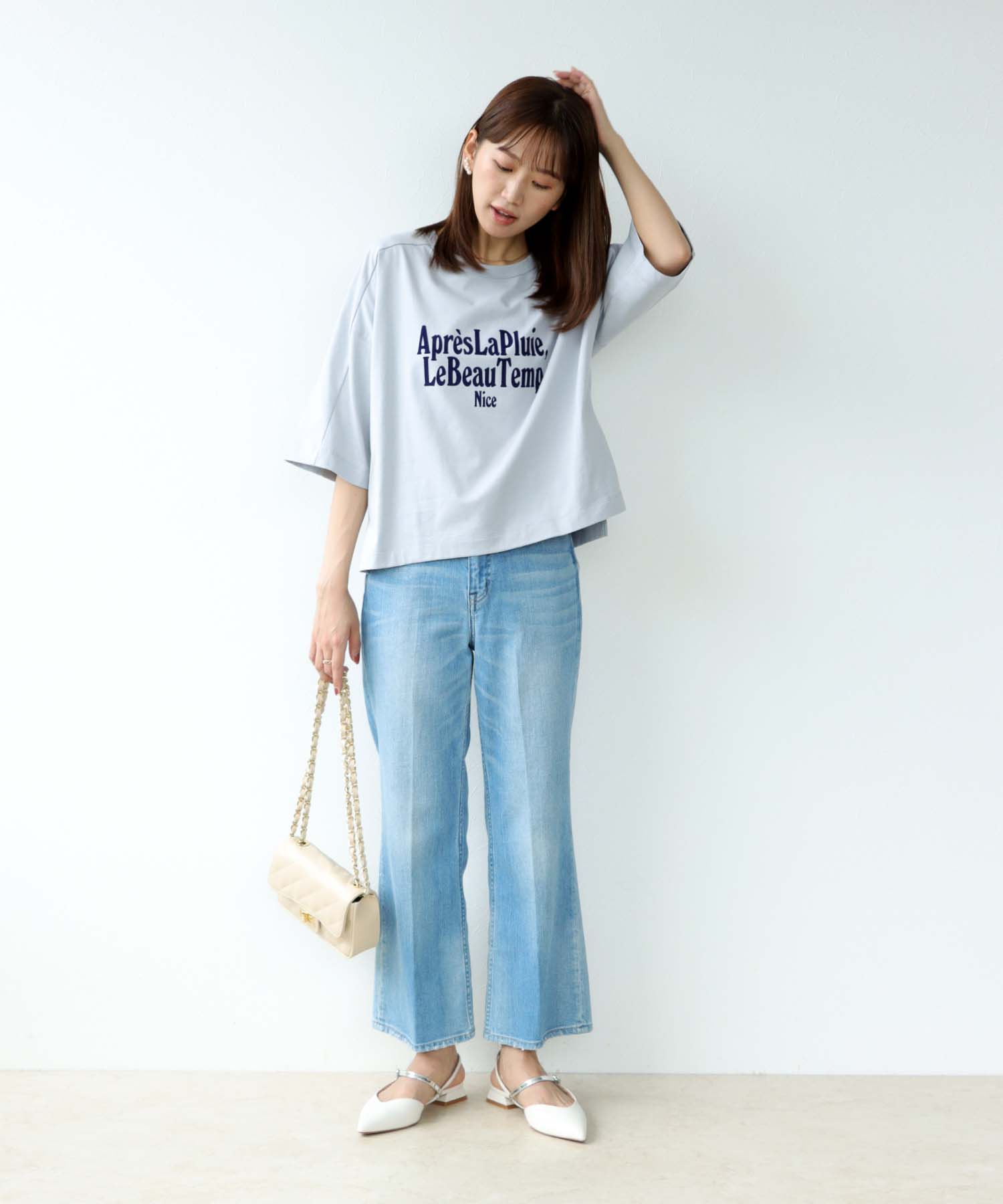 フロッキーロゴ半袖Tシャツ