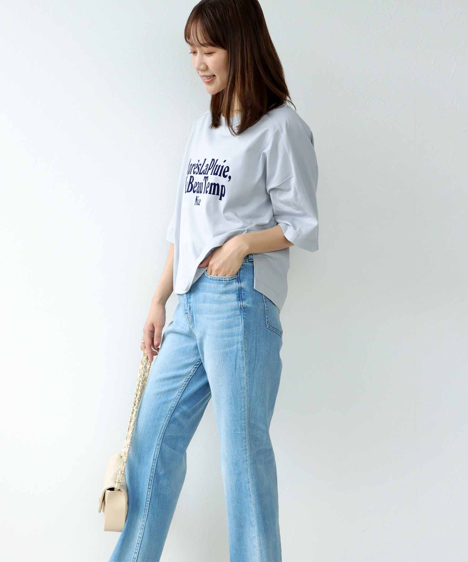 フロッキーロゴ半袖Tシャツ