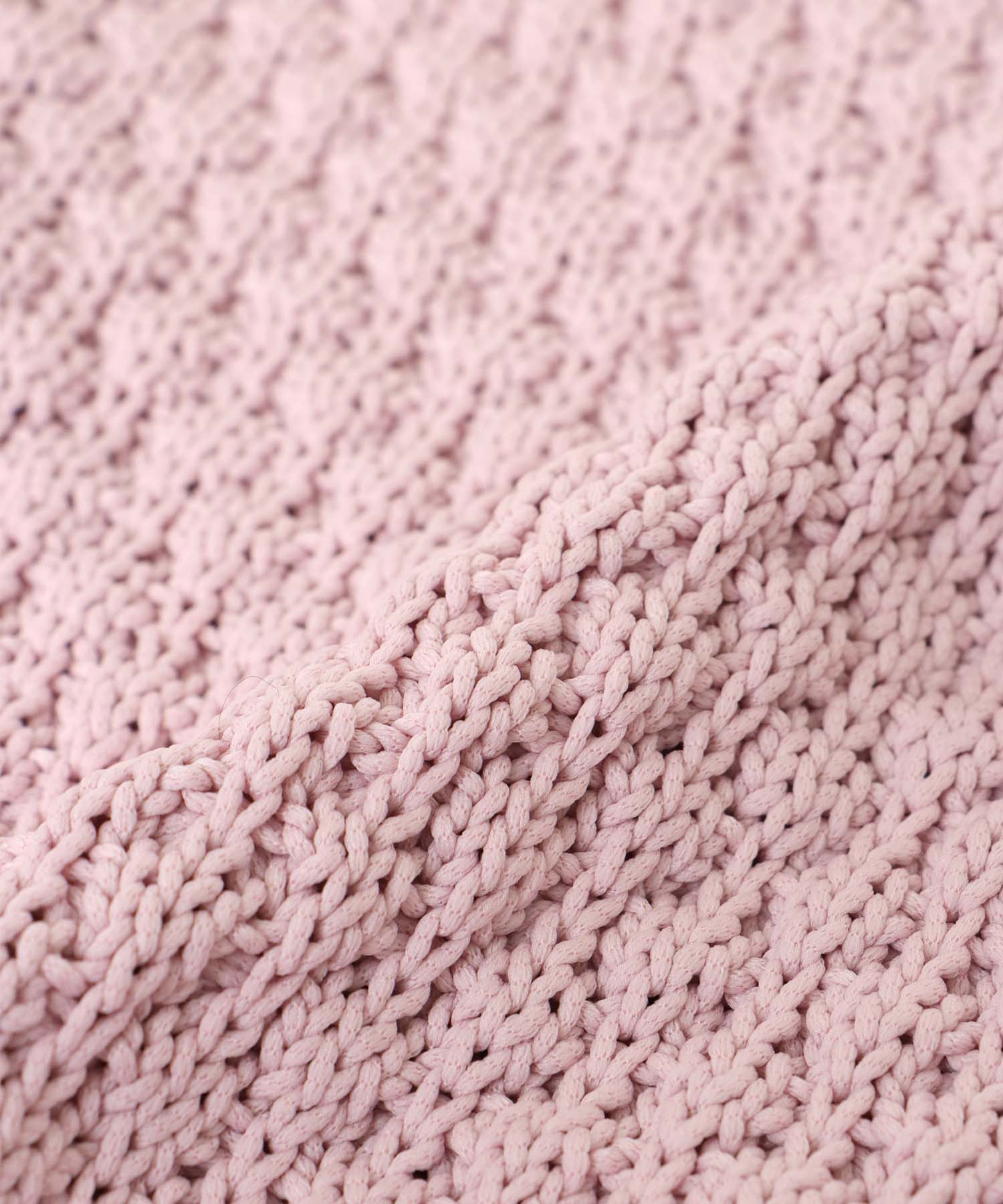 ポコポコ編み前後2wayニット