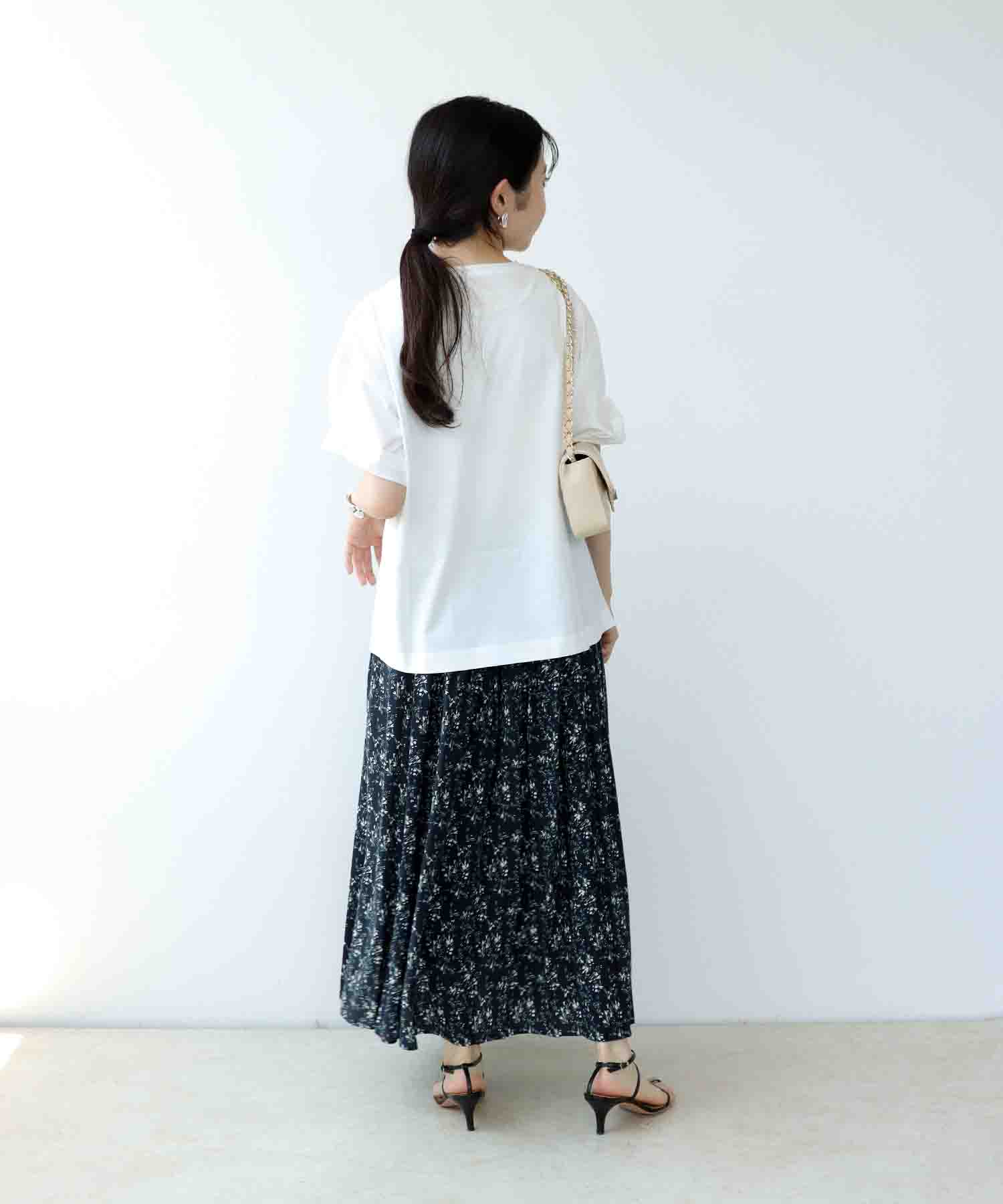 AMARAプリント ギャザースカート