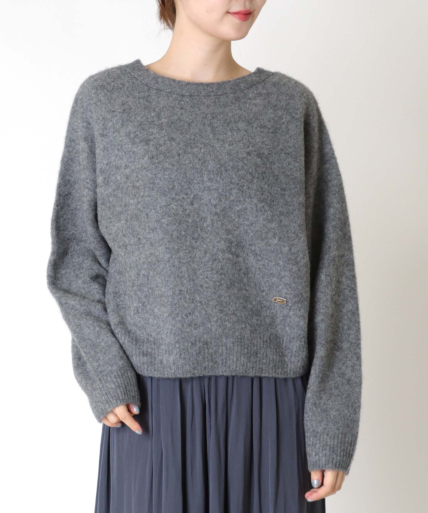 ヤク 前後2wayニットカーデ