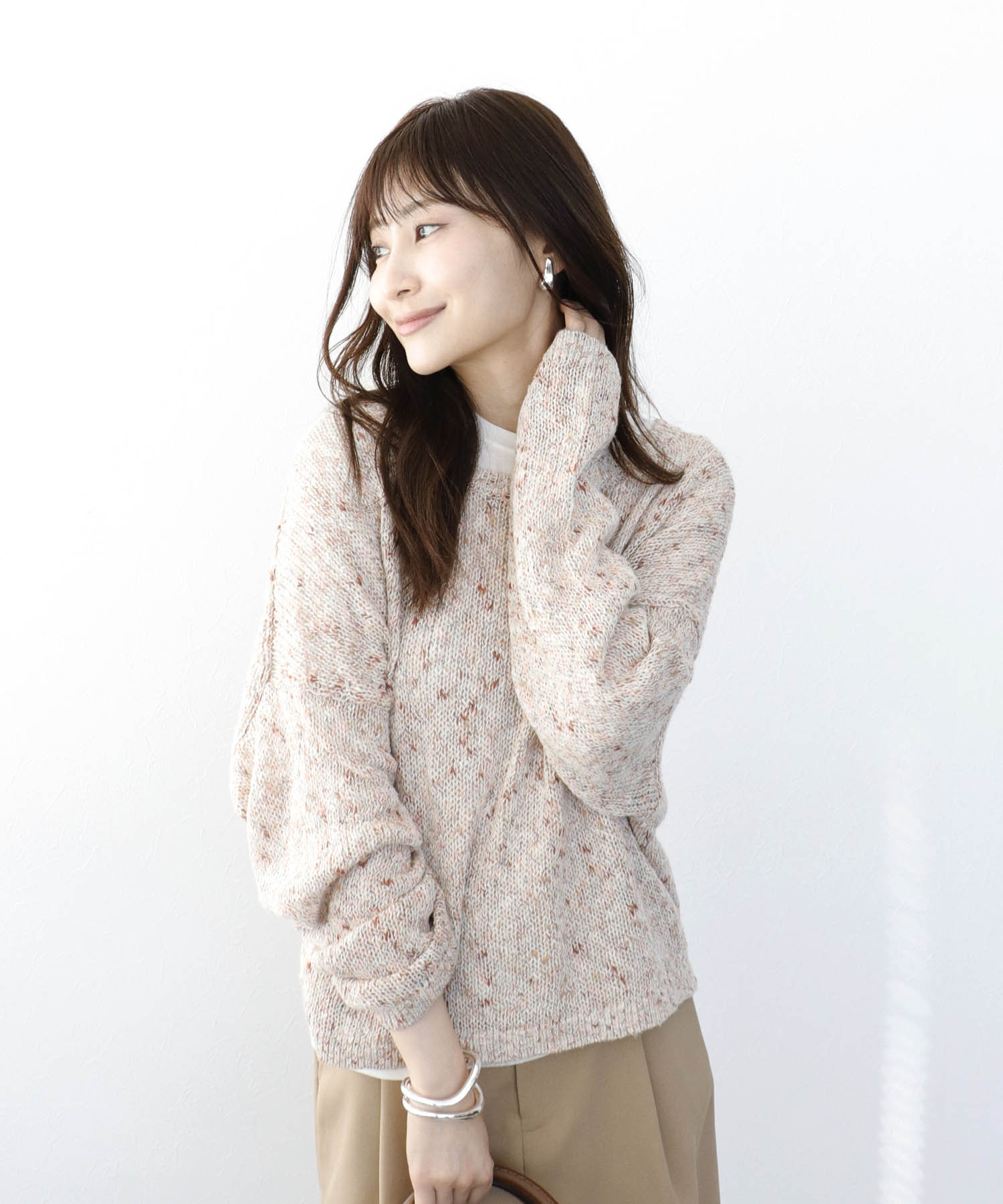 フラミンゴ×和紙リラックスプルオーバー | AND ON JIONE STORE