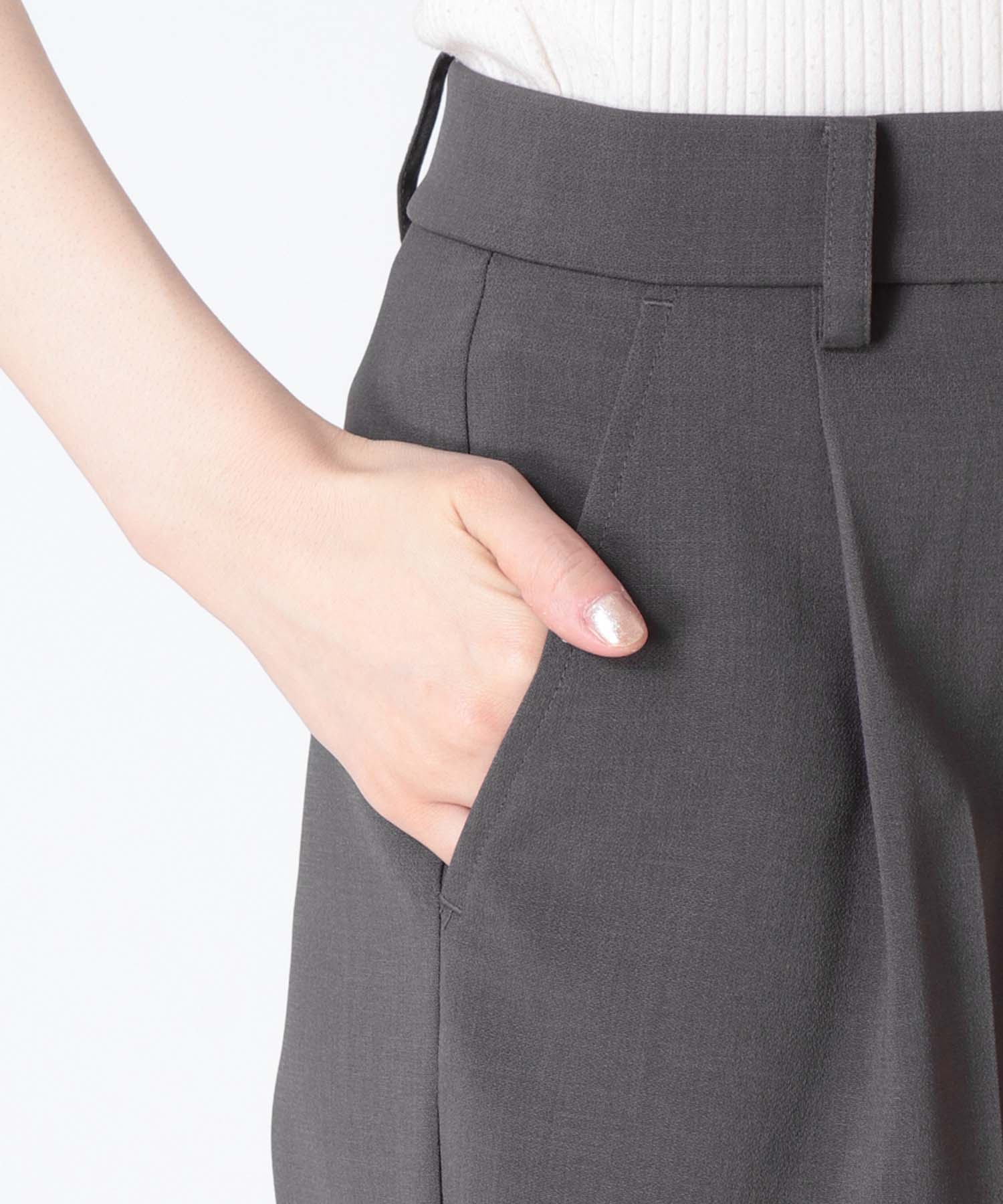 ツイミーツイルストレートワイドパンツ