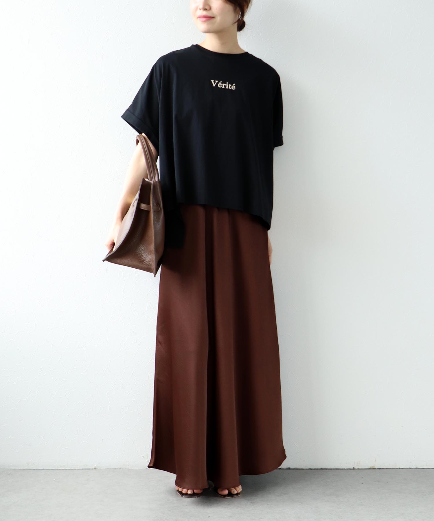 オーバーシルエット ロゴプリント Ｔシャツ
