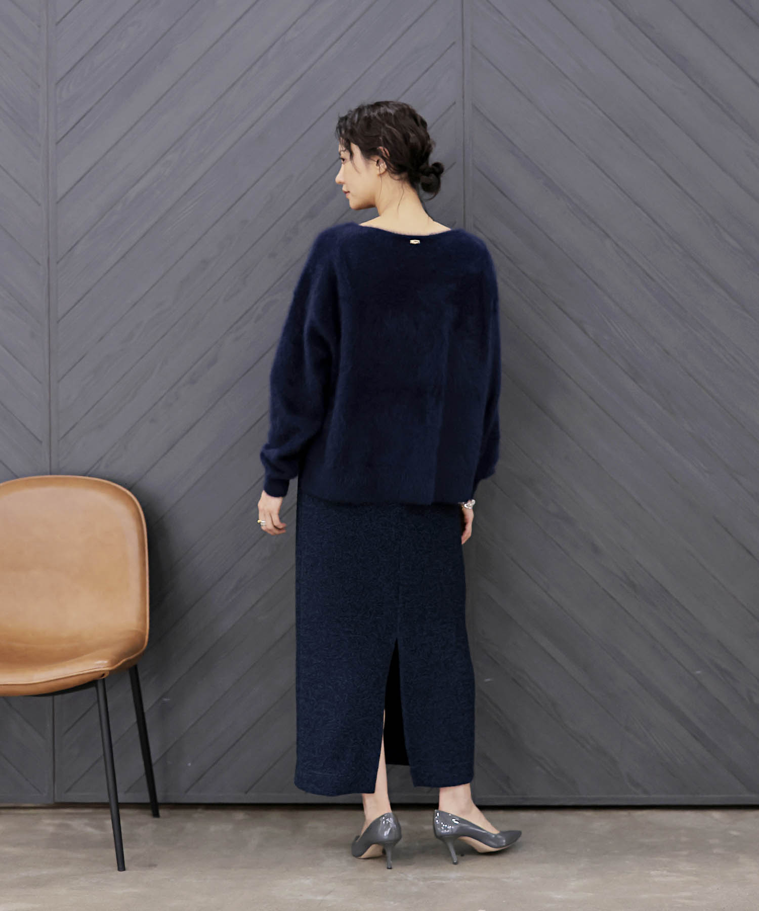 【8月28日予約販売】フォックスカシミヤ Vネックプルオーバー