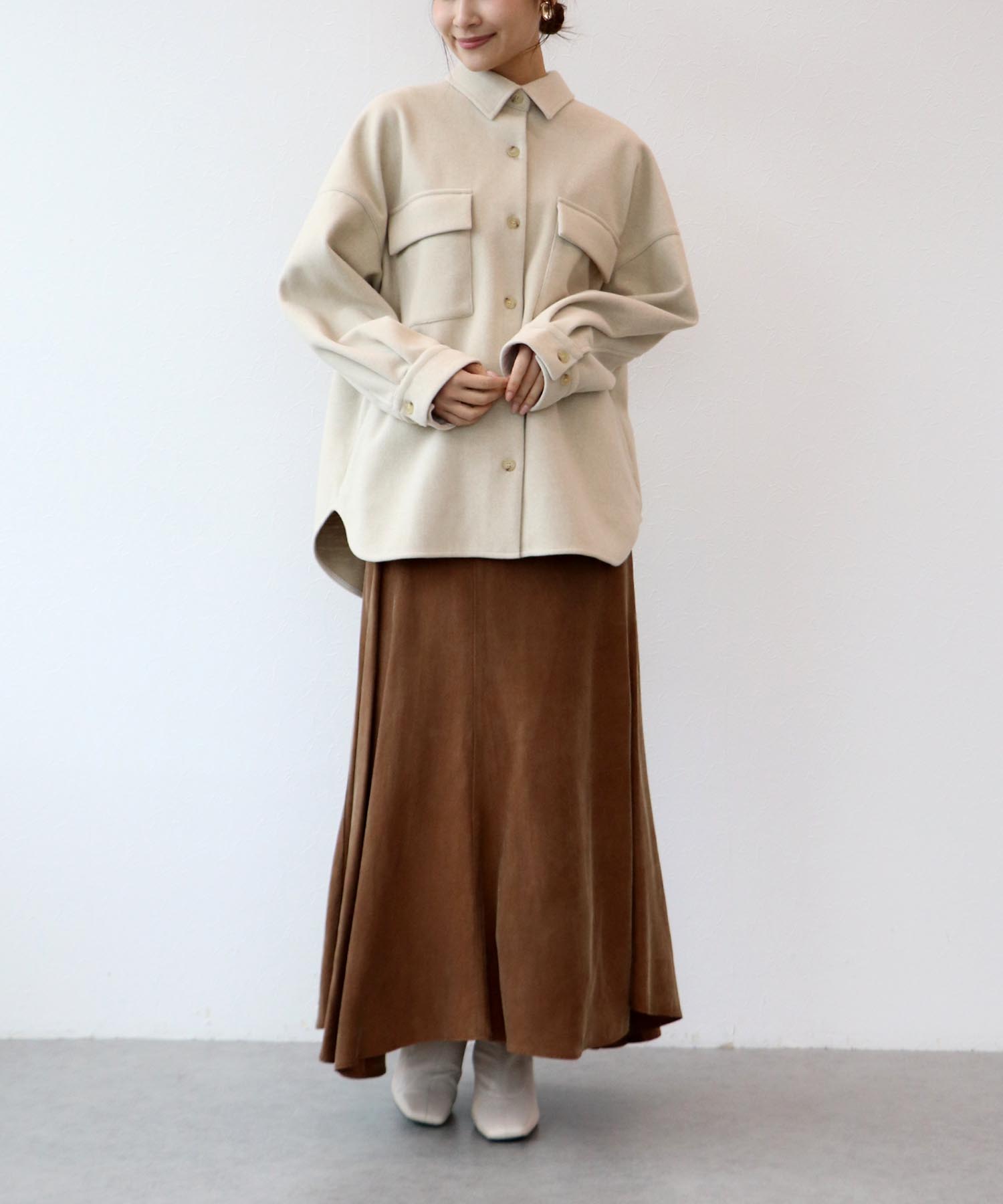 ピーチスキンマーメイドスカート