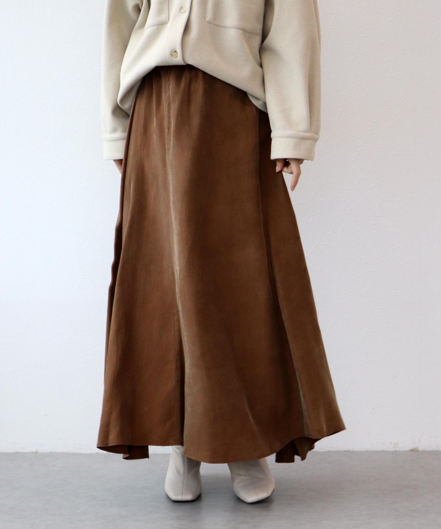 ピーチスキンマーメイドスカート