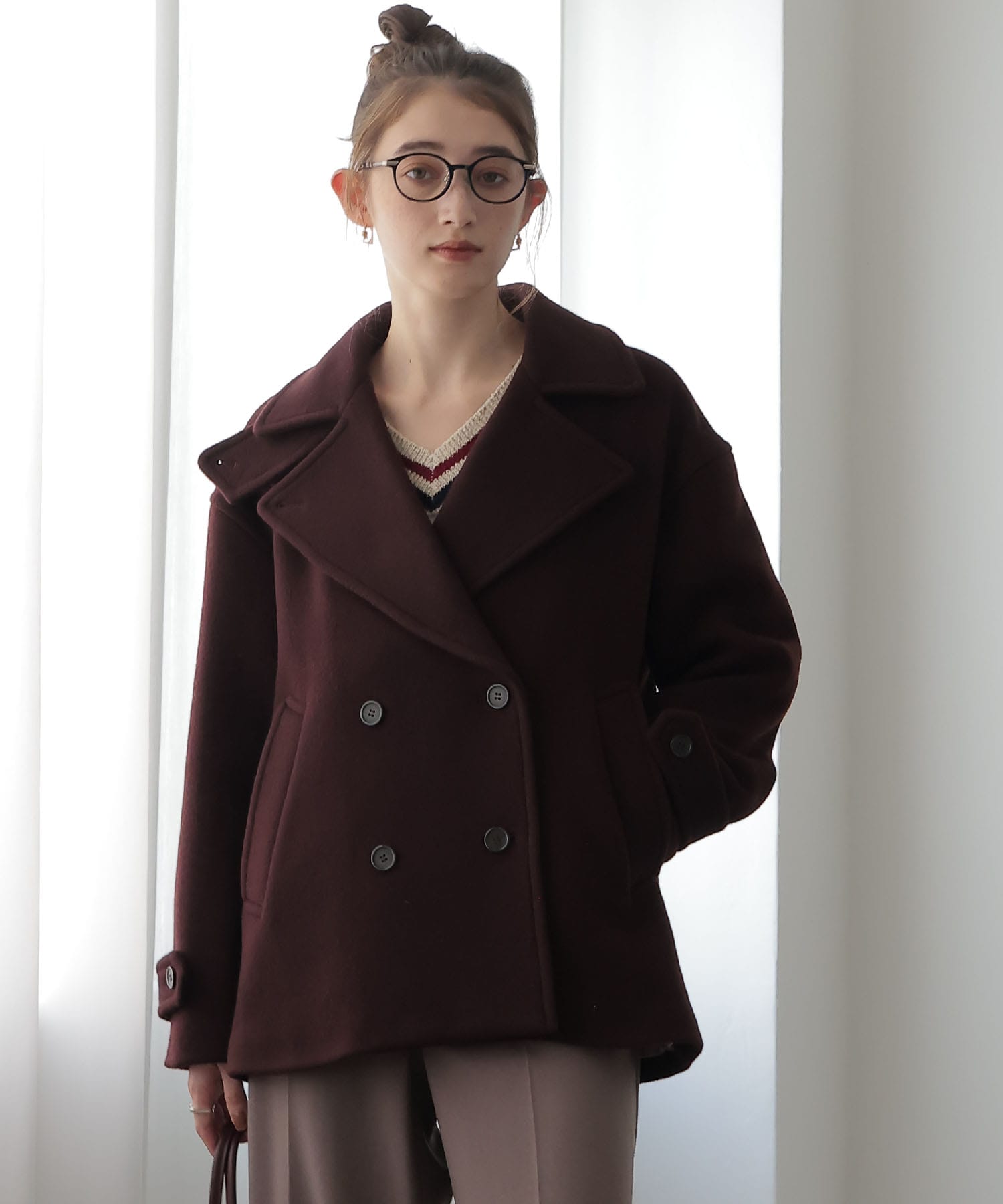【10月16日予約販売】シャルムビーバーショートコート