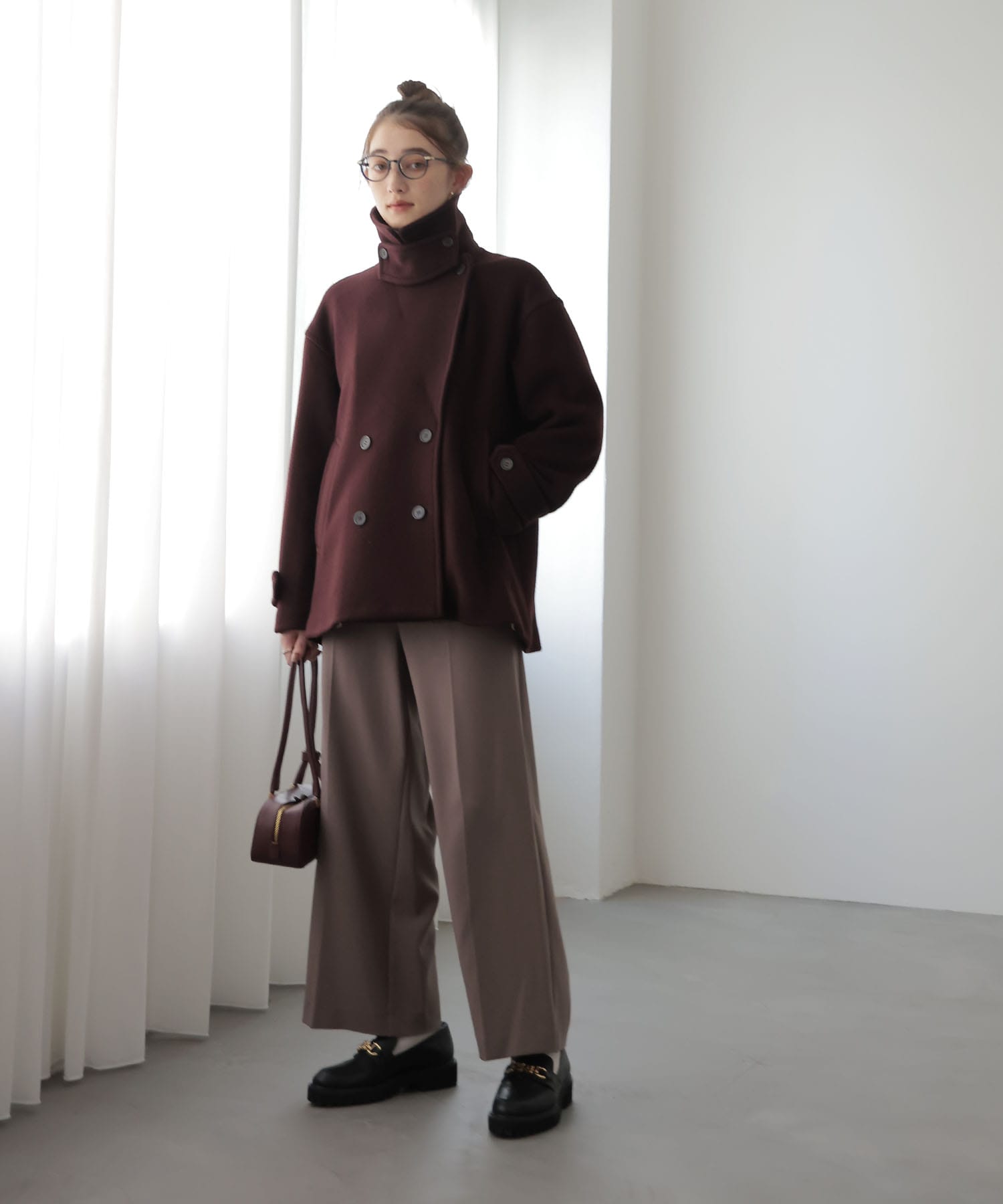 【10月16日予約販売】シャルムビーバーショートコート